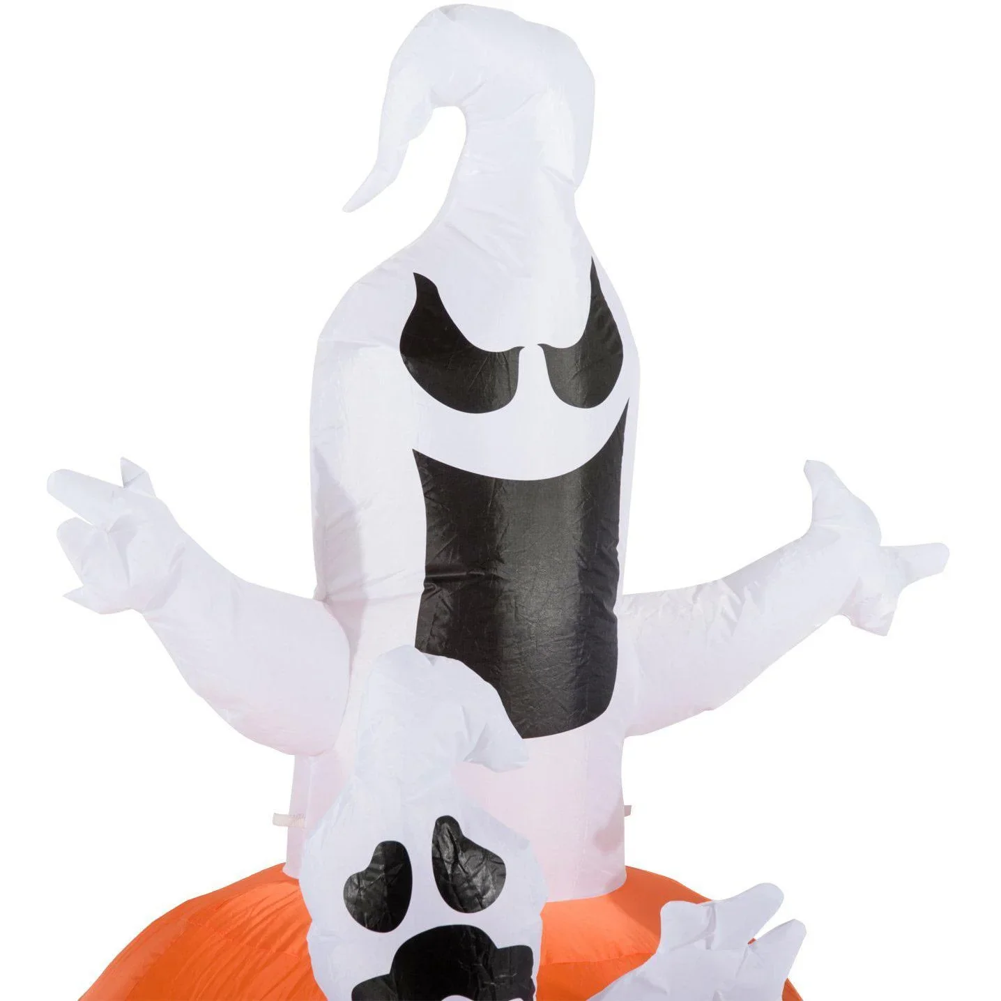 Aufblasbarer Kürbis mit Gespenstern Halloween Deko LED - 3
