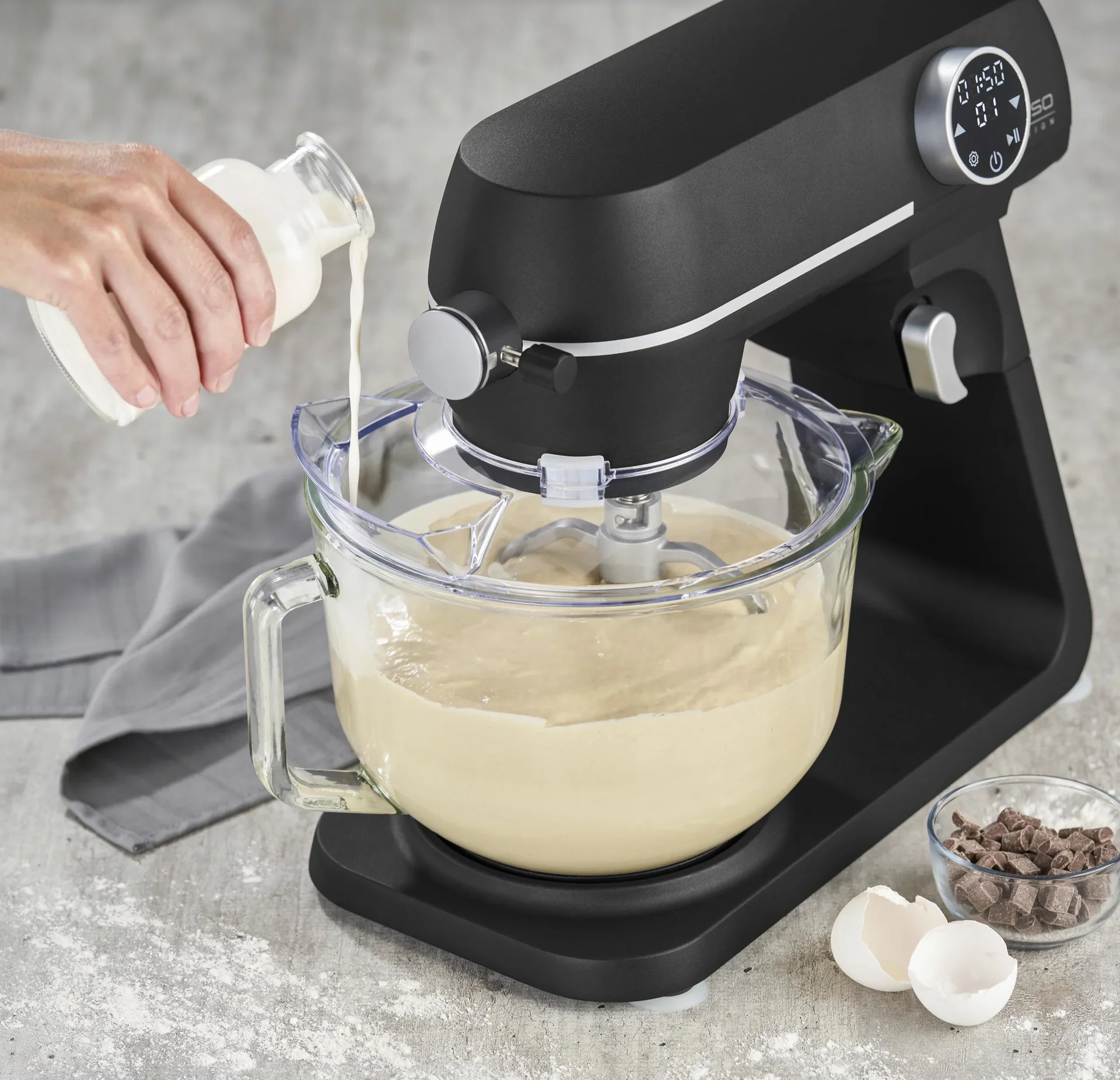 Küchenmaschine KM1800 Black G, Glasschüssel - 5