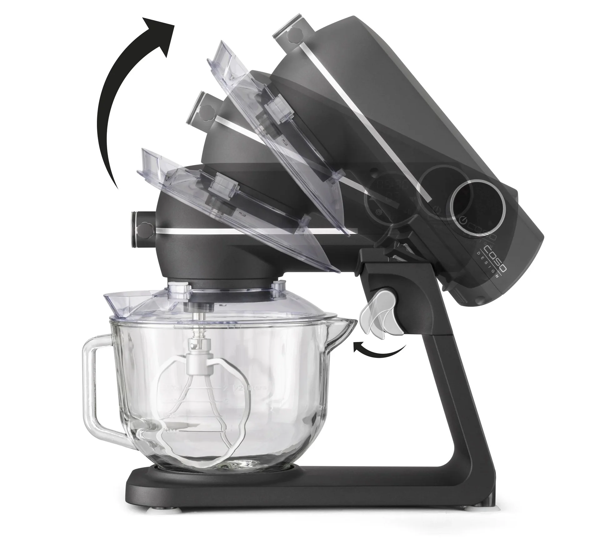 Küchenmaschine KM1800 Black G, Glasschüssel - 7