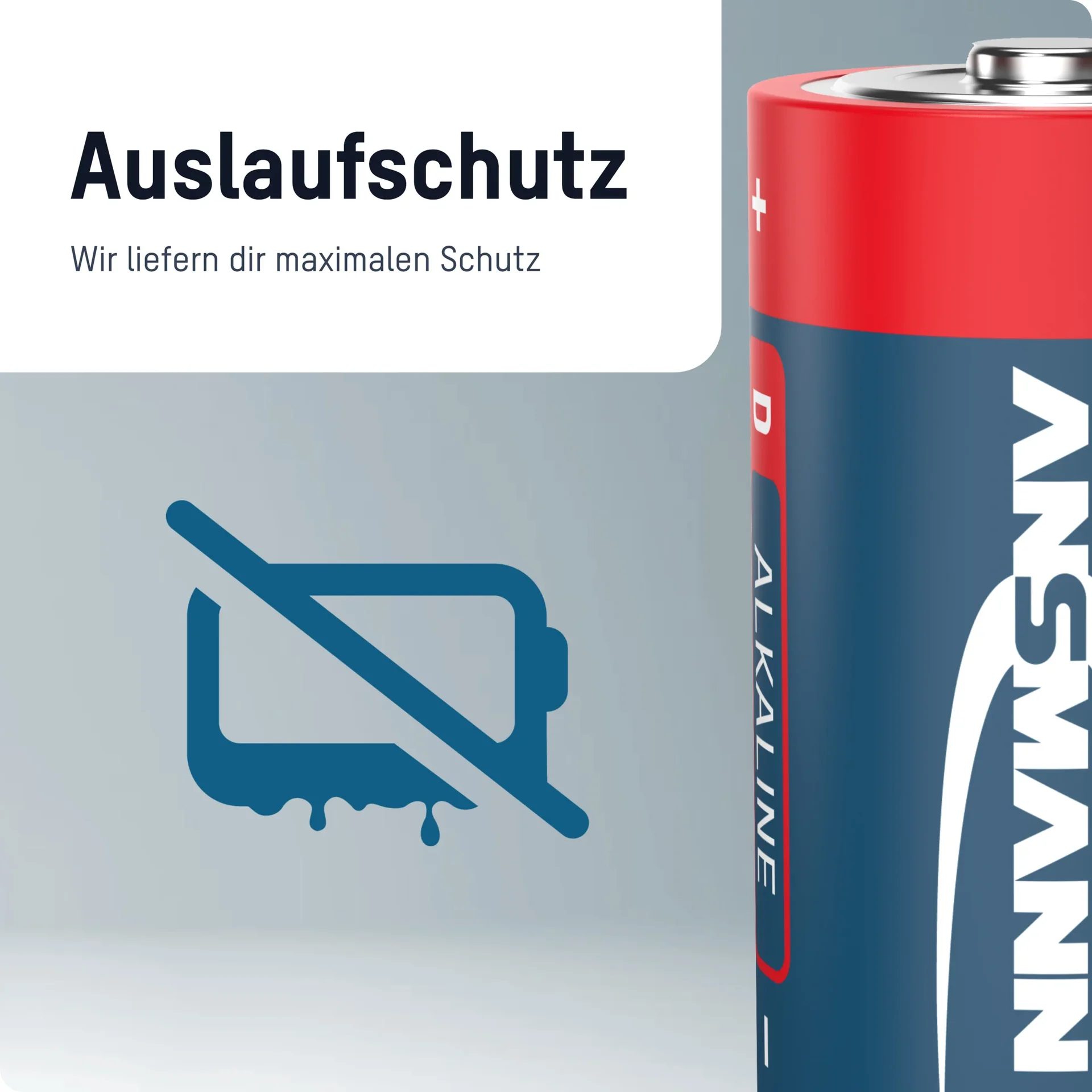 Alkaline Mono D Batterie - 2 Stück - 2