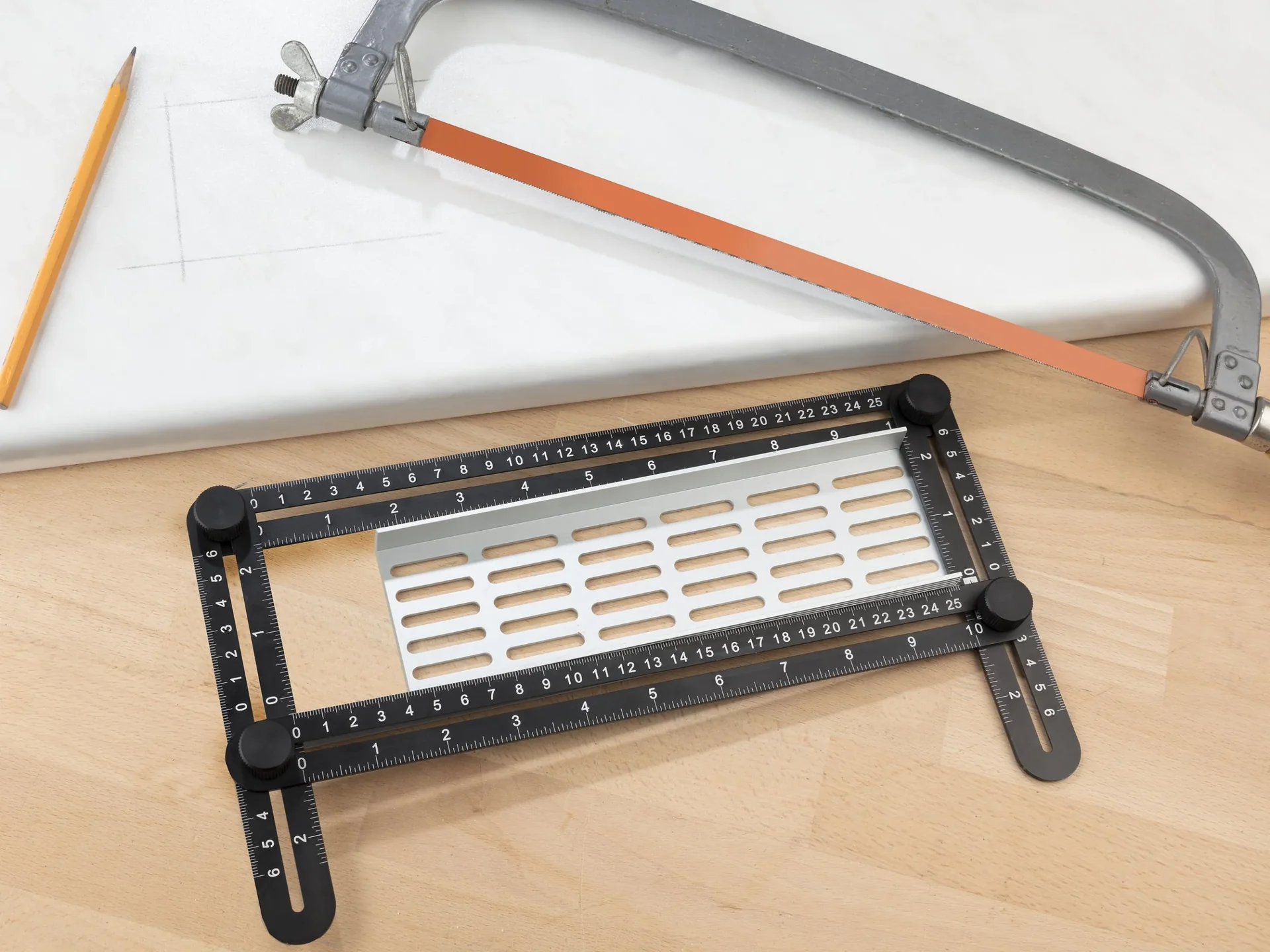Universal Schablone Aluminium - 0