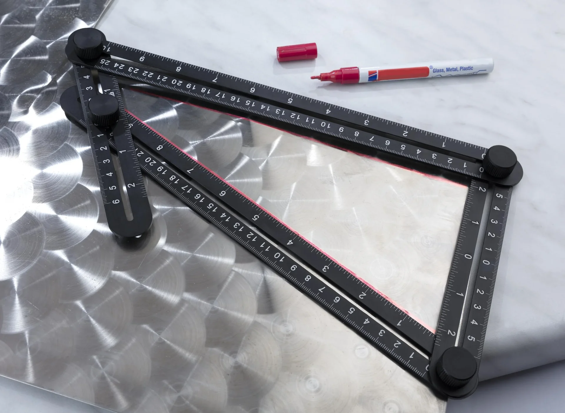 Universal Schablone Aluminium - 4