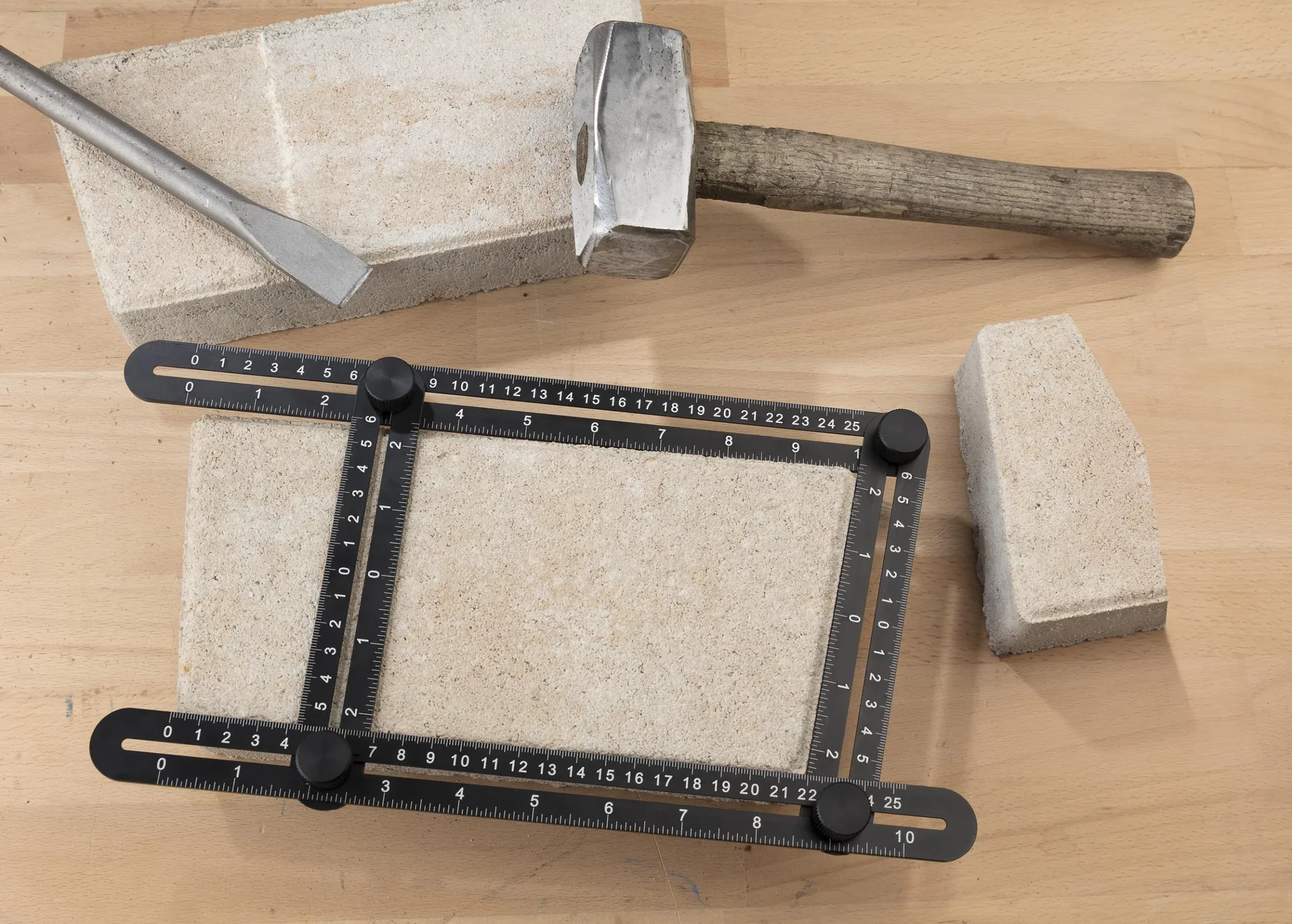 Universal Schablone Aluminium - 5