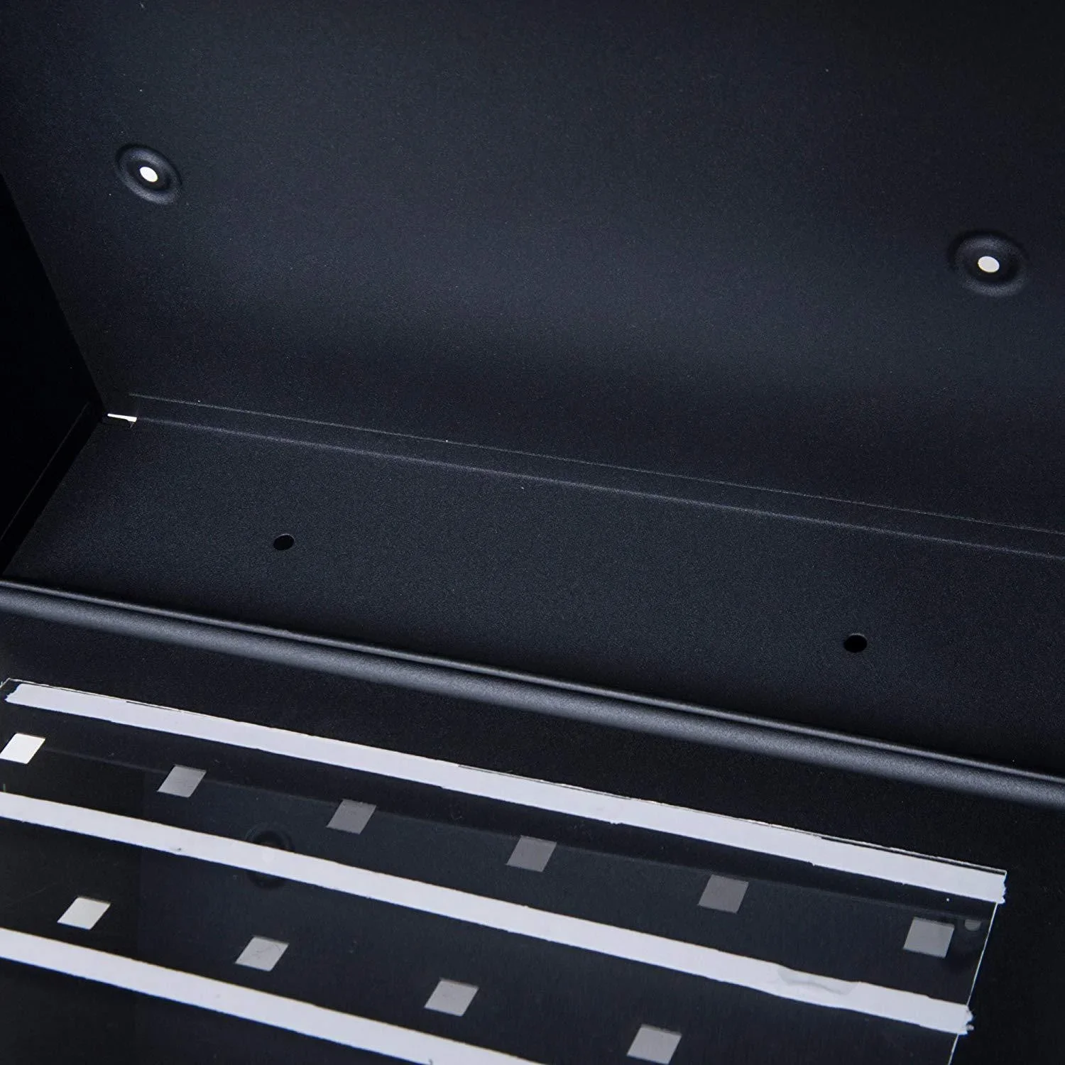 Briefkasten Postkasten mit Zeitungsfach abschließbar 2 Schlüssel Stahl Schwarz - 3