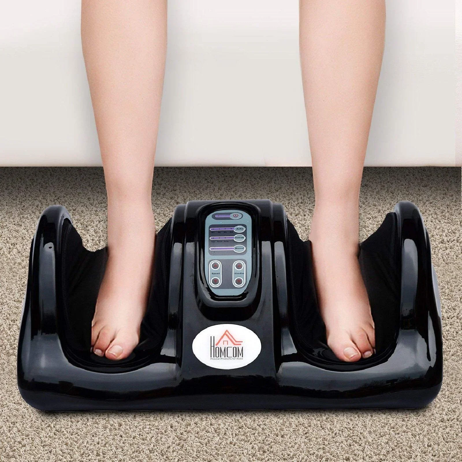 Fußmassagegerät Reflexzonenmassage mit Fernbedienung Schwarz - 4