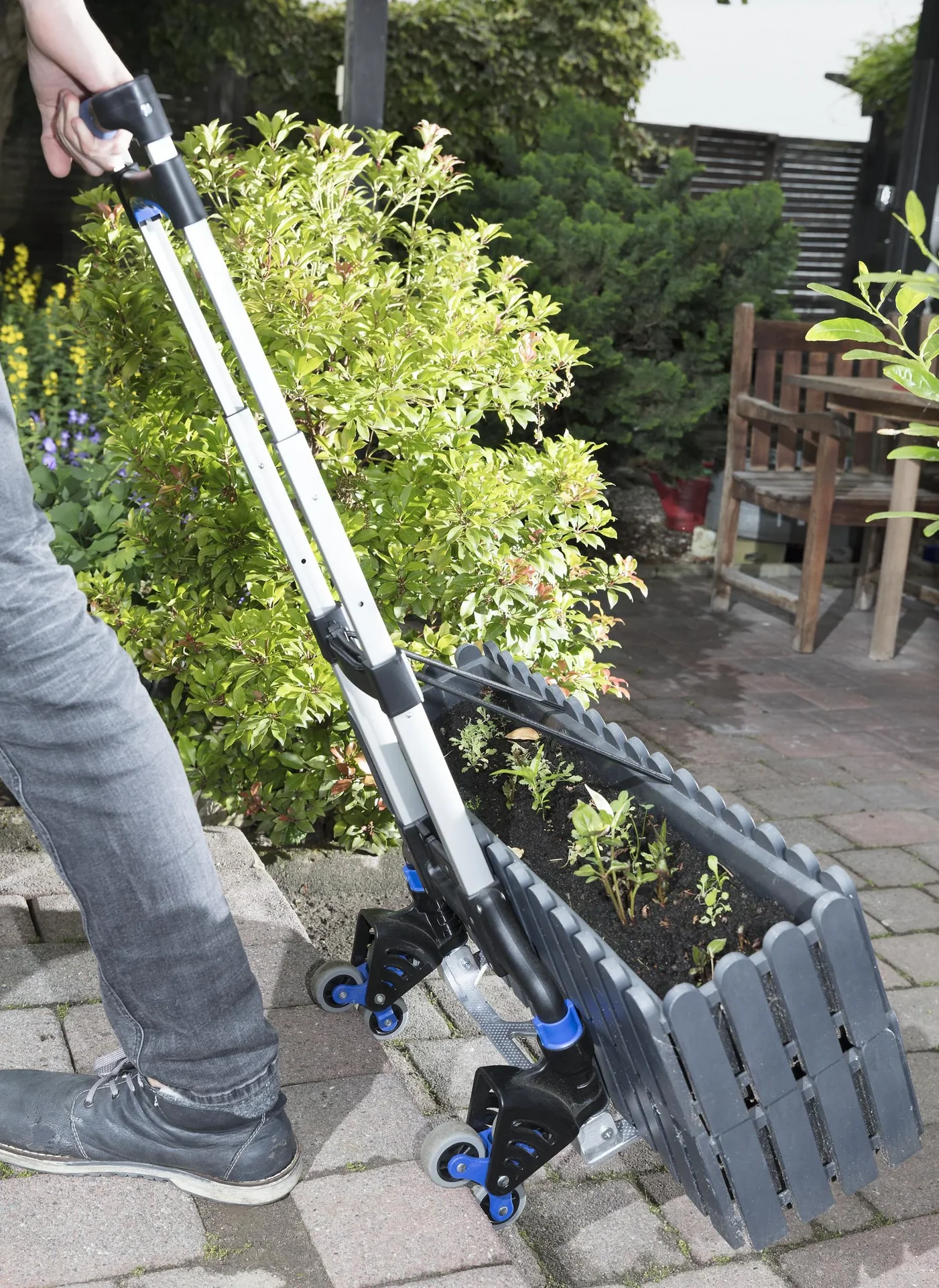 Treppen-Sackkarre, klappbar - 3