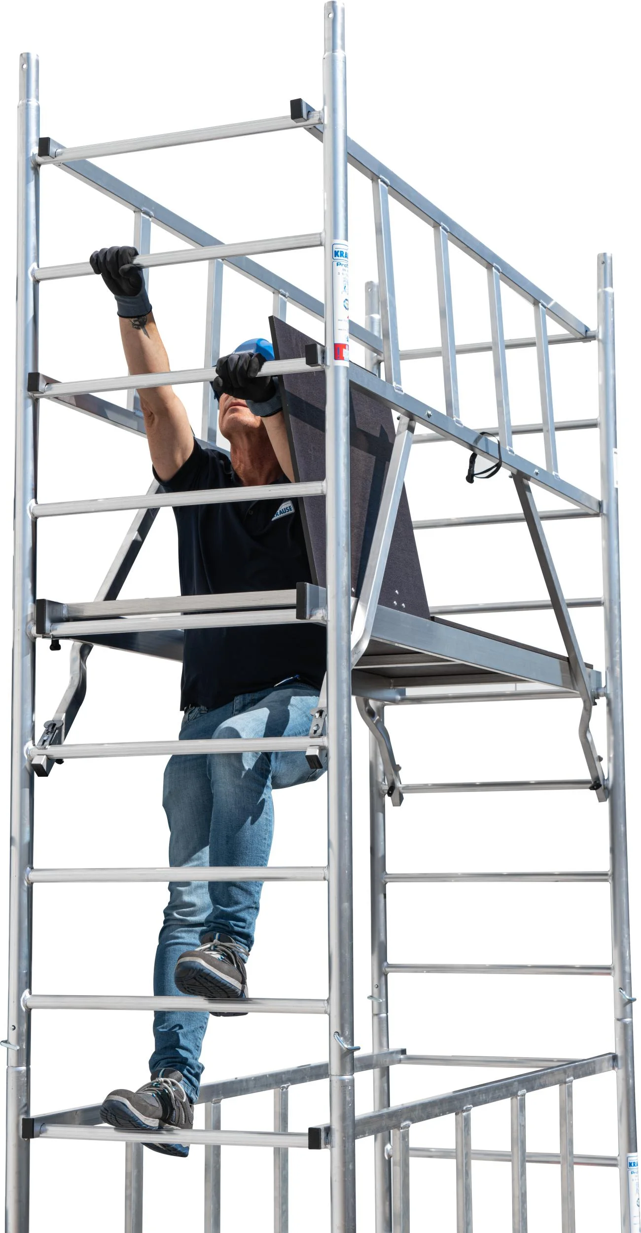 MONTO ProTec XS Alu-Faltgerüst, Arbeitshöhe ca. 3,80 m - 7