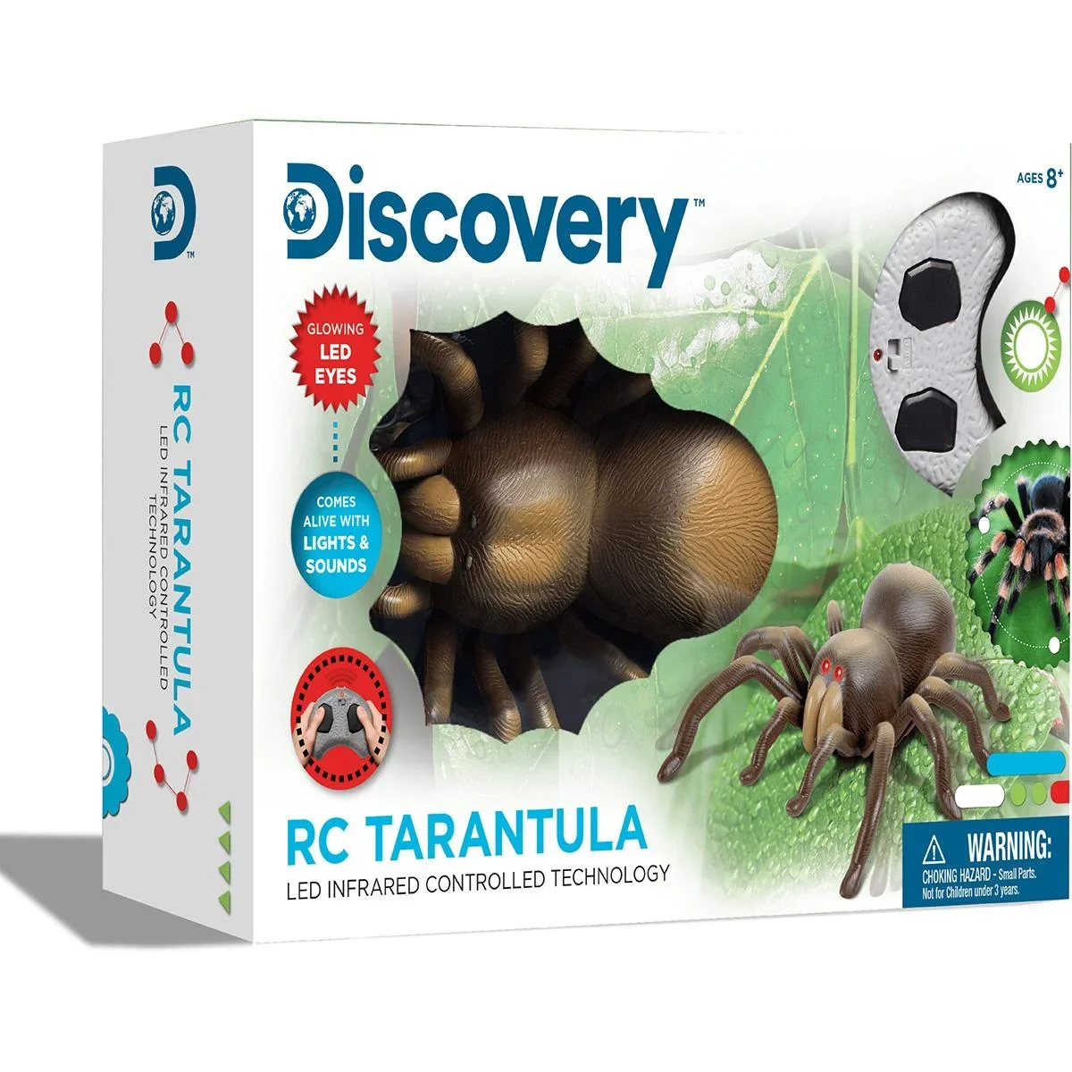 Discovery Kids RC Tarantula " " Spinne mit leuchtenden Augen und Sound - 0