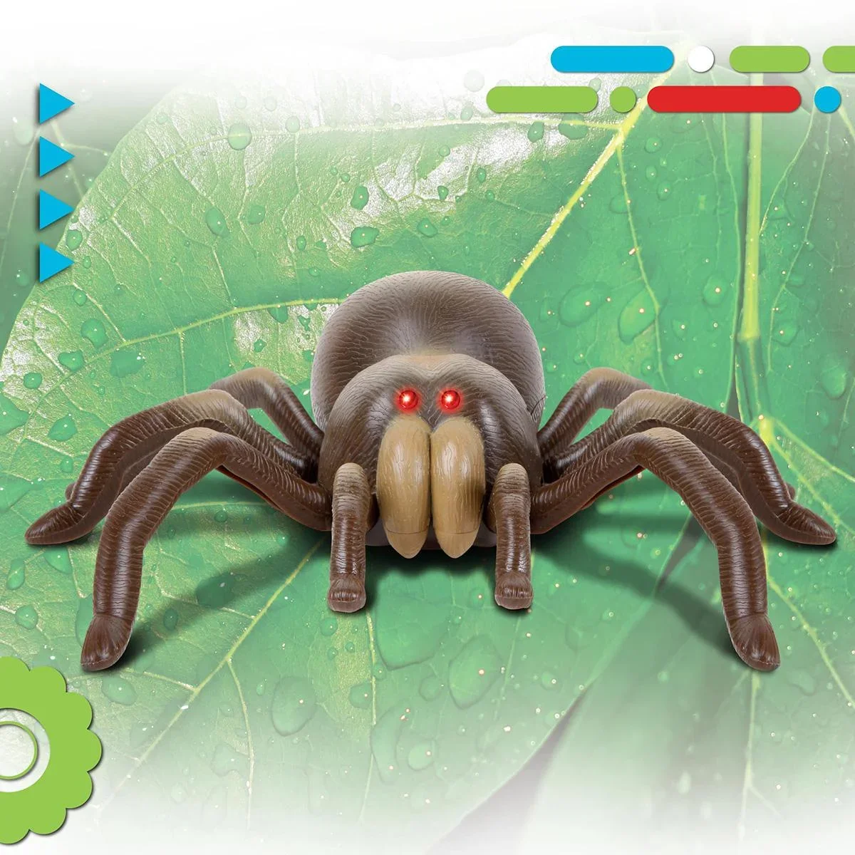 Discovery Kids RC Tarantula " " Spinne mit leuchtenden Augen und Sound - 7