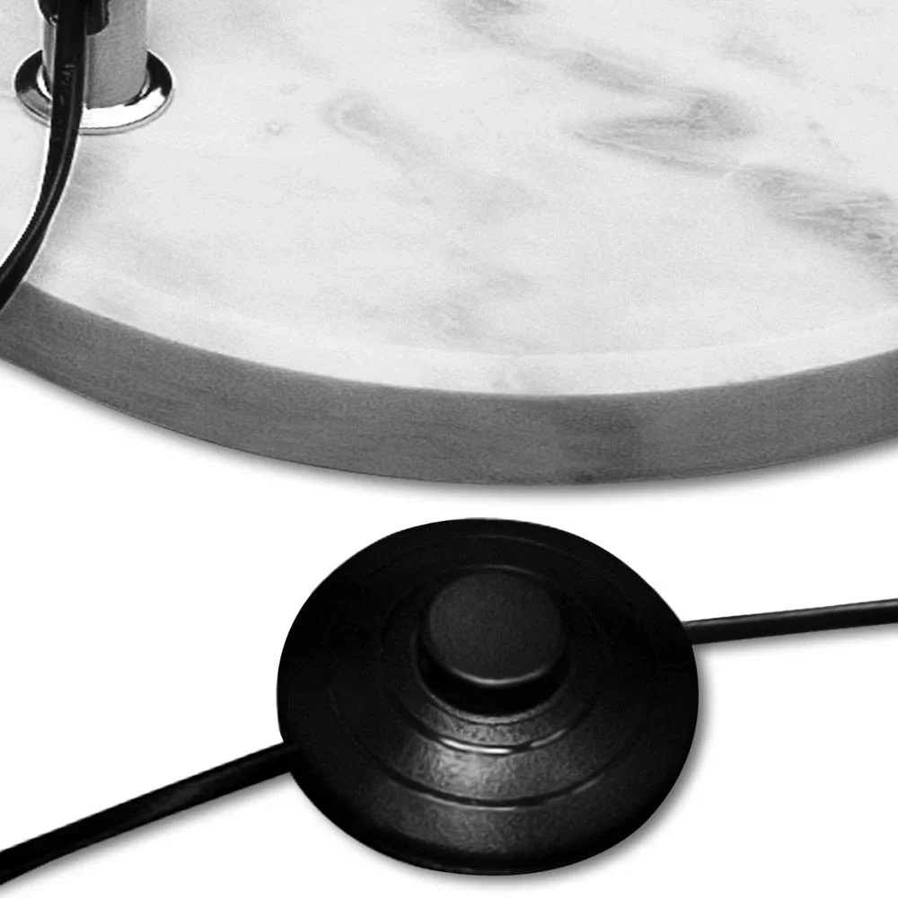 Bogenlampe -220cm verstellbar mit Marmorsockel - 4