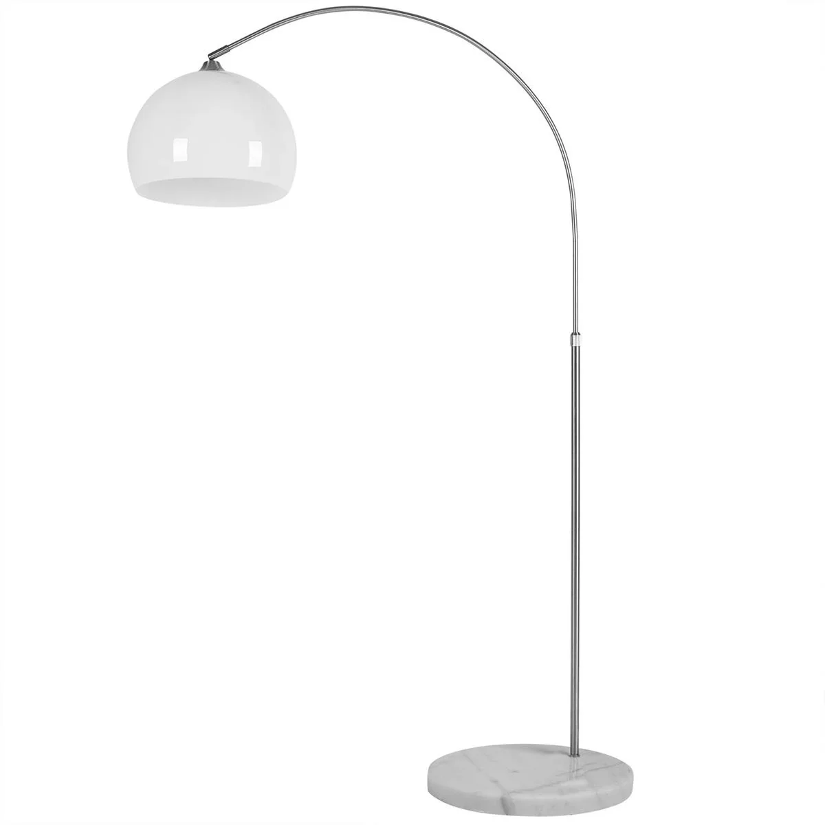Bogenlampe -220cm verstellbar mit Marmorsockel - 6
