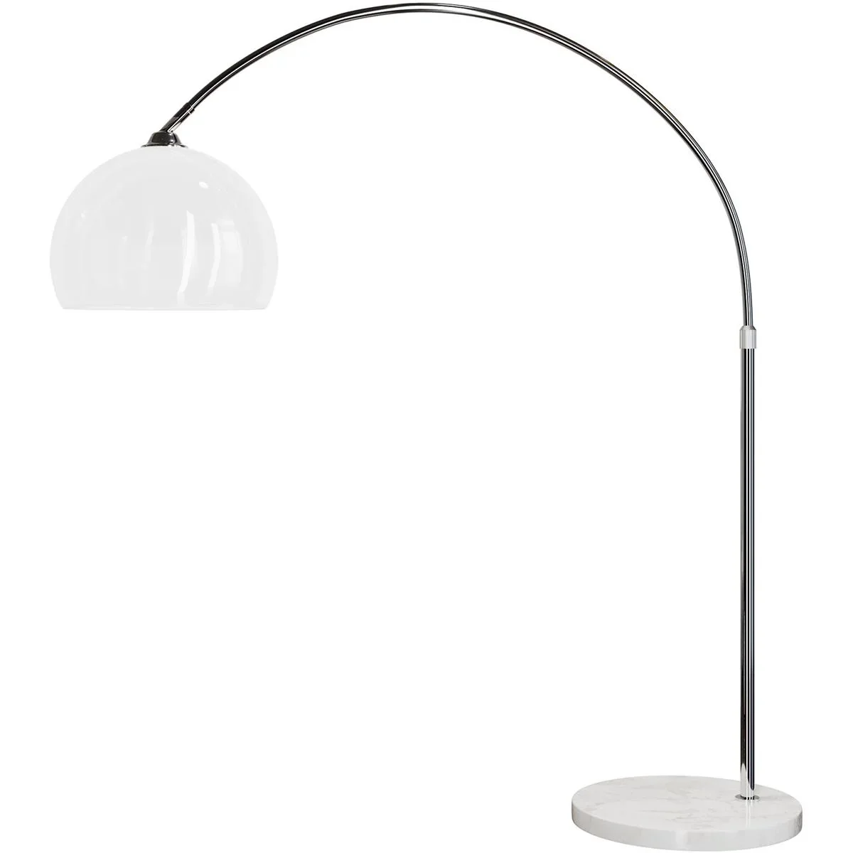 Bogenlampe -220cm verstellbar mit Marmorsockel - 7