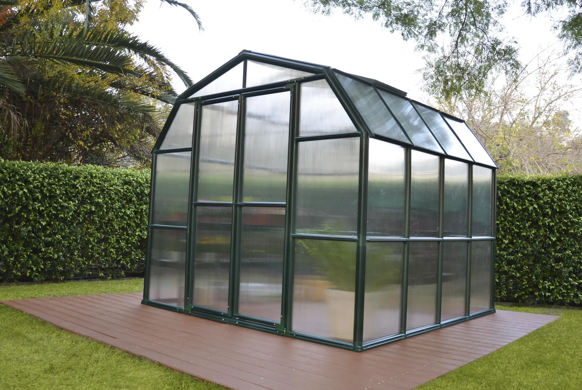 Kunststoff Gewächshaus Grand Gardener 44 mit Fundament, 267 x 264 x 238 cm - 5