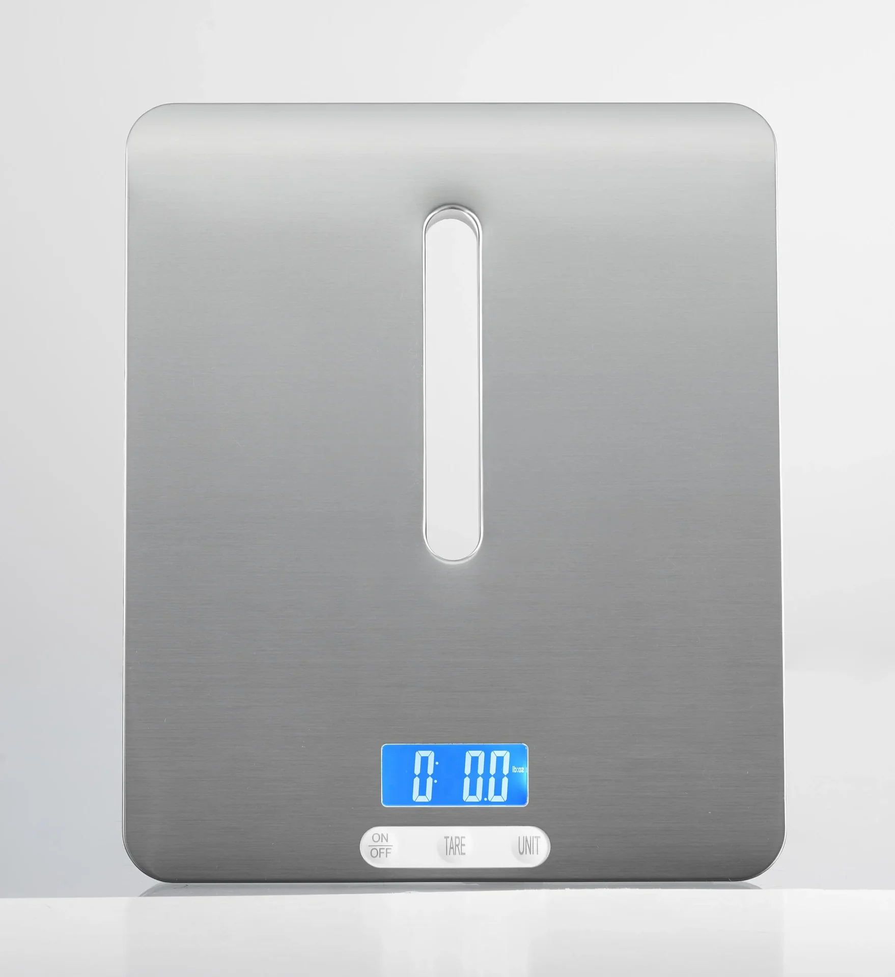 Küchenwaage, 20 kg, Edelstahl mit großer Leuchtanzeige - 0