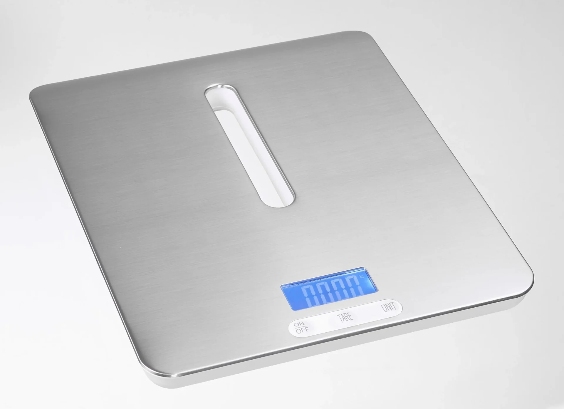 Küchenwaage, 20 kg, Edelstahl mit großer Leuchtanzeige - 1