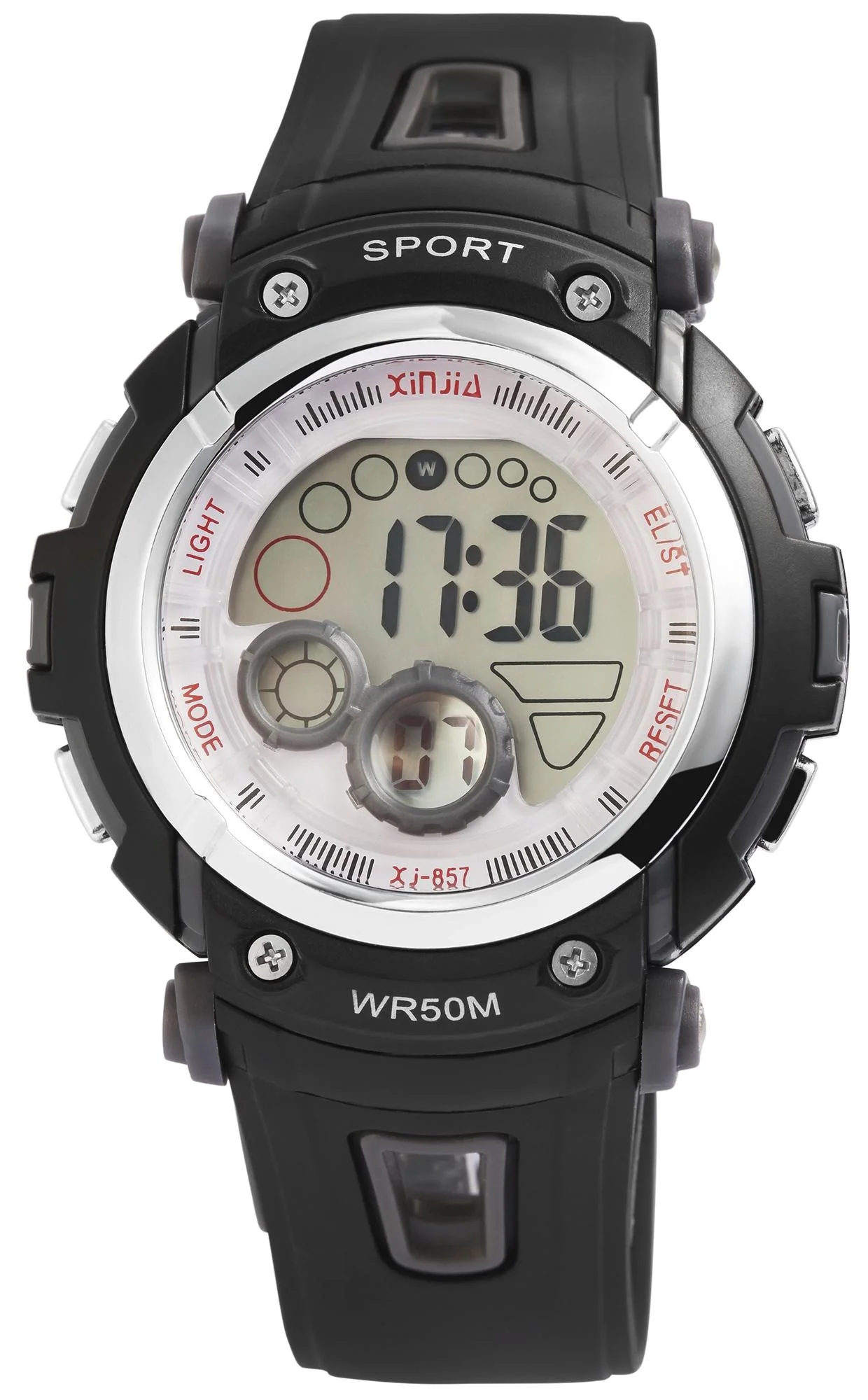 Multifunktions-Armbanduhr mit LCD Anzeige und Quarzwerk - 1