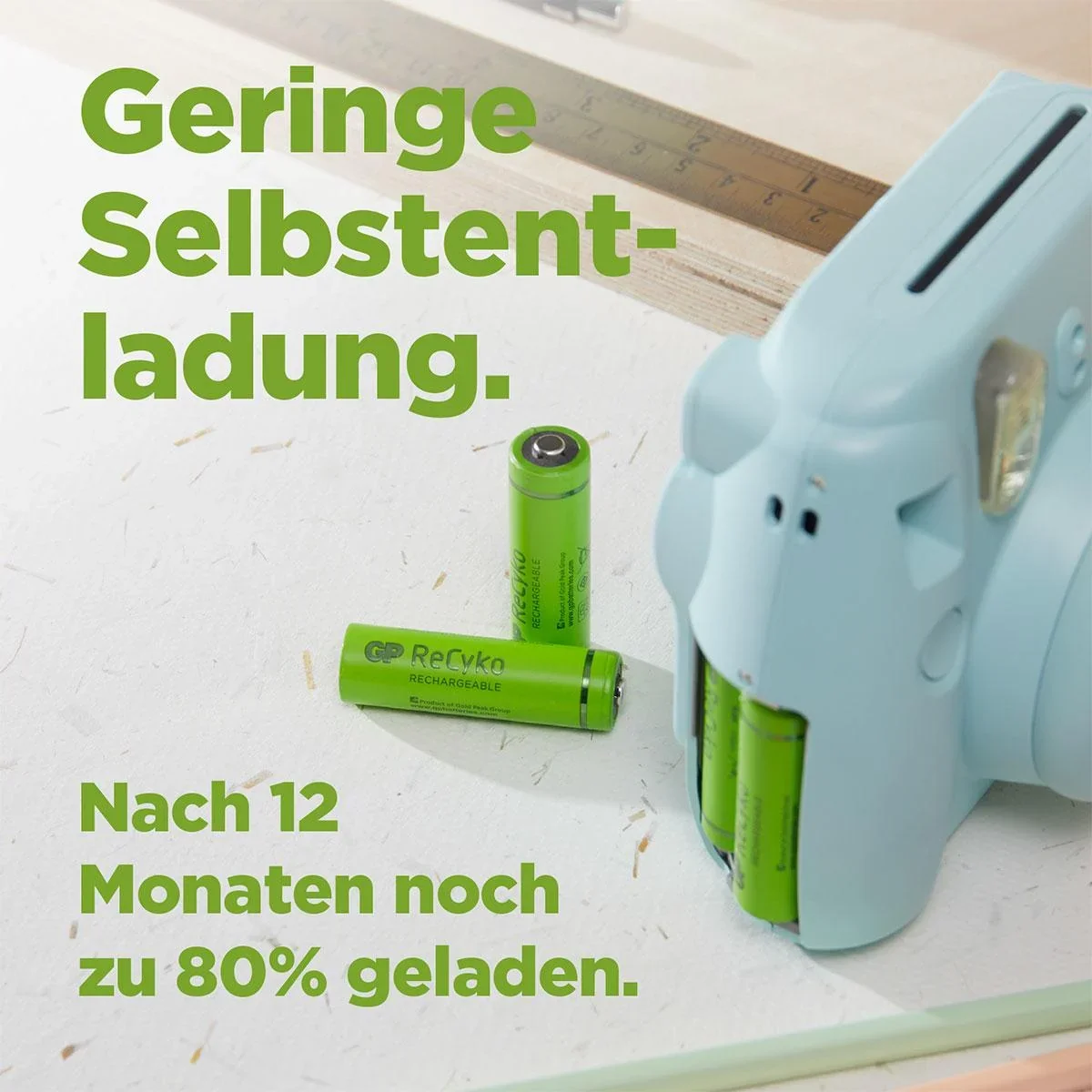 ReCyko Micro (AAA) NiMH Akkus mit 850 mAh, 1,2V - 2 Stück - 7