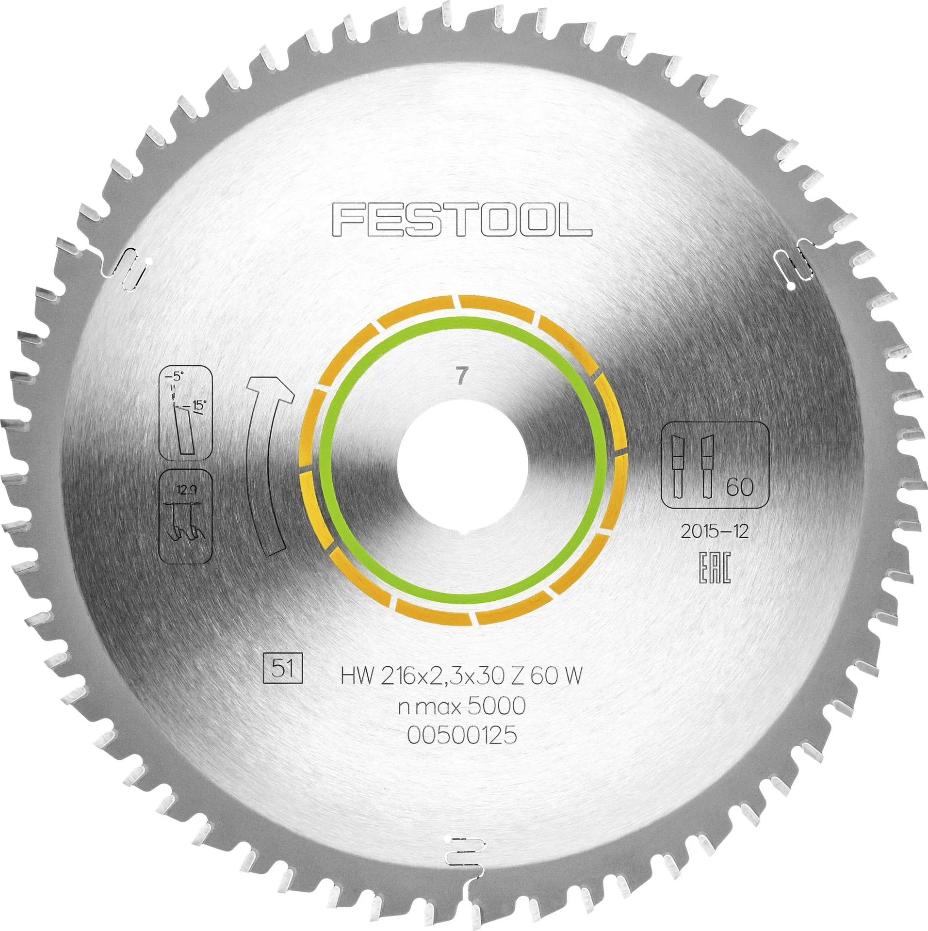 Feinzahn-Sägeblatt 216 x 2,3 x 30 W60 - 0