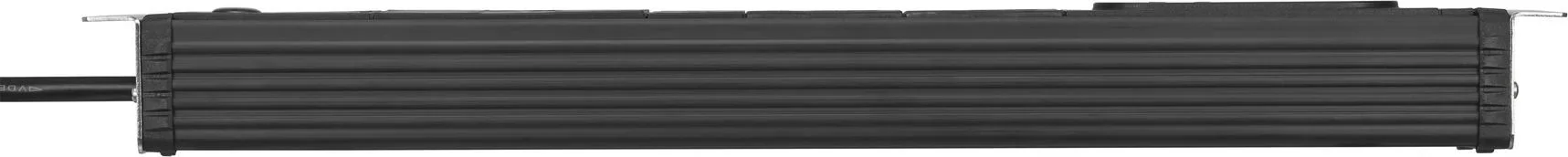 Steckdosenleiste Premium-Web-Line 4-fach, 19" Format ideal für Serverschränke, ÜSS bis 60.000A, schwarz - 1