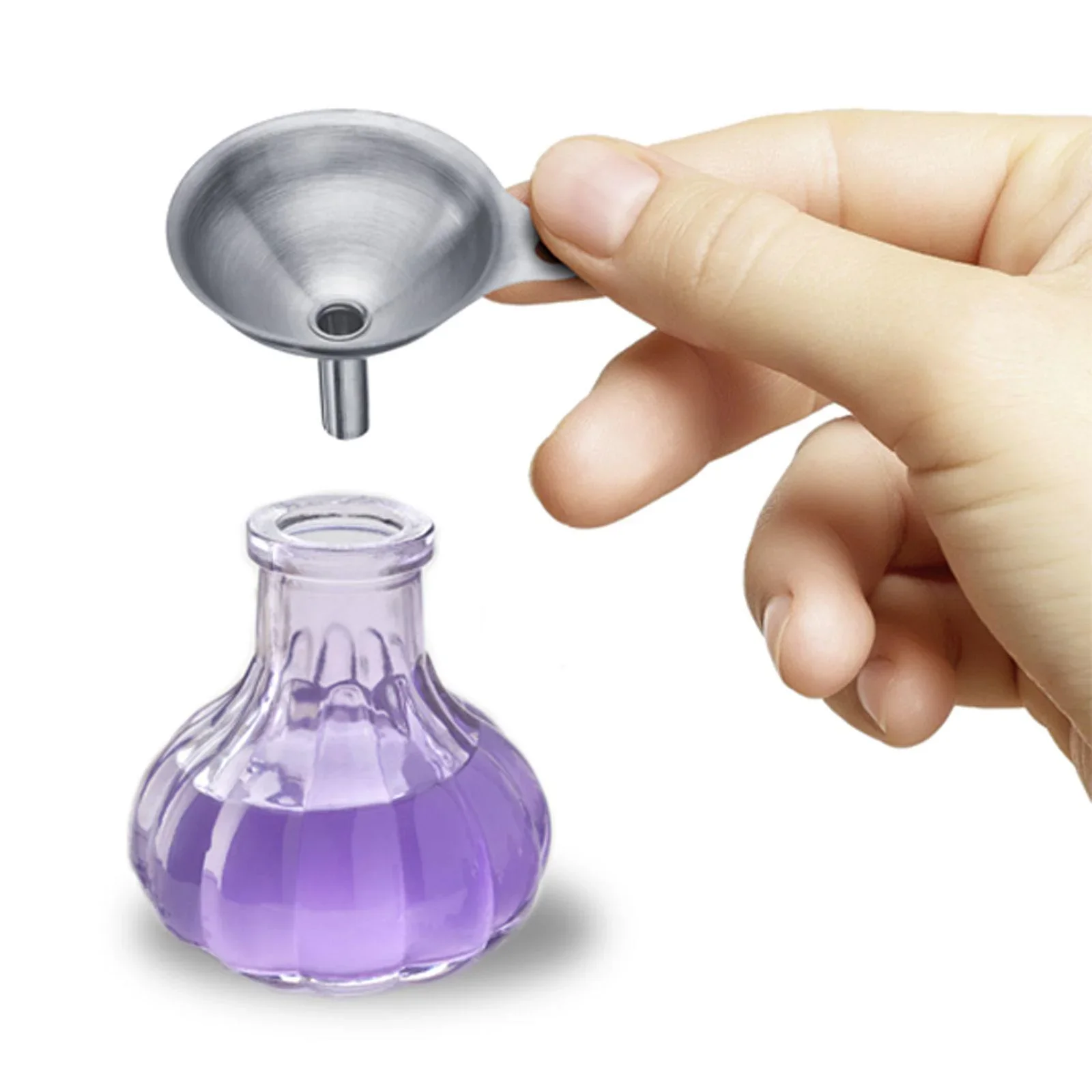 Trichter-Set Mini, 3-teilig, Edelstahl - Ø 4,5 cm/ 5,5 cm/ 7,5 cm - 1