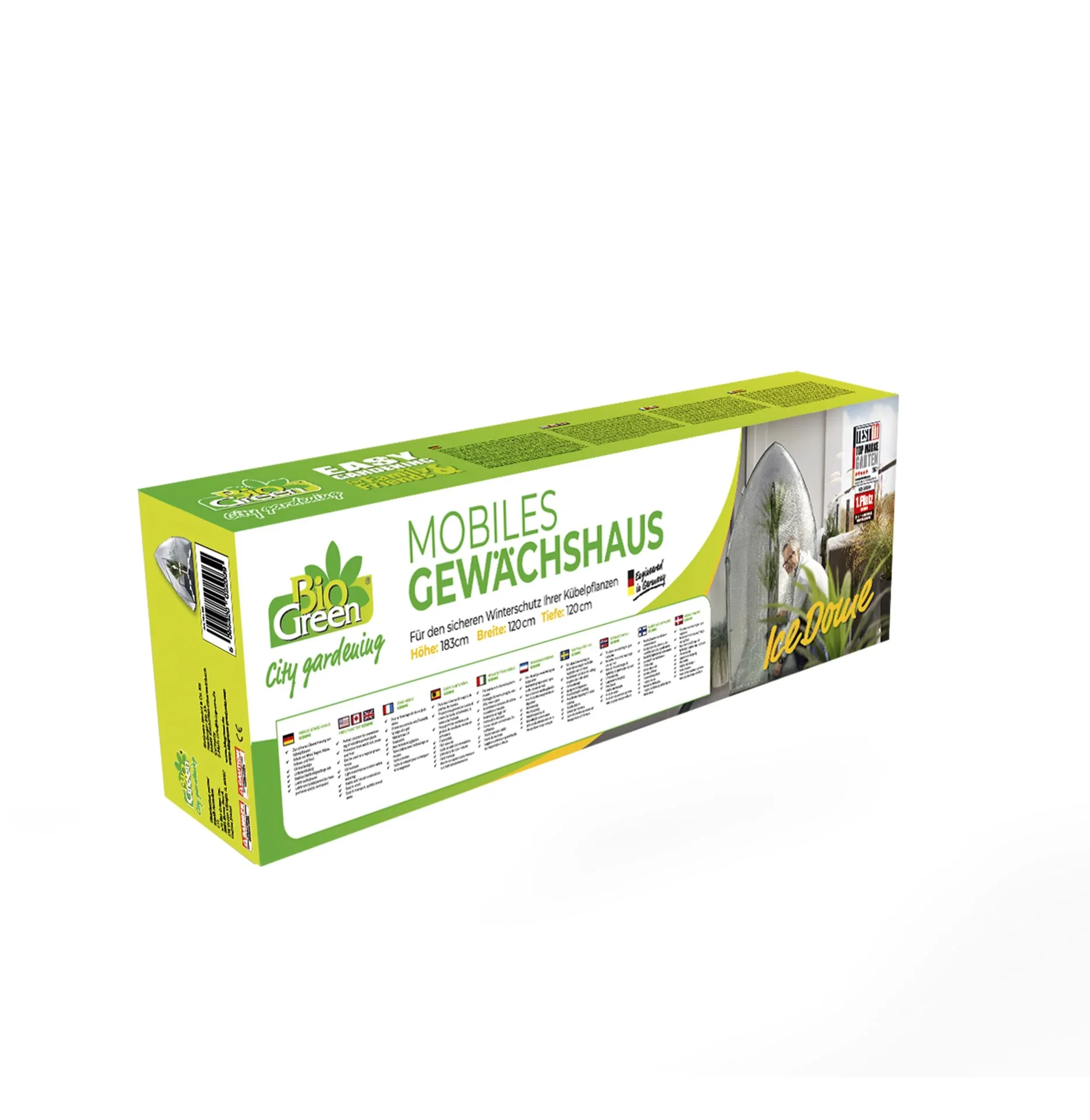 Pflanzen-Überwinterungszelt "ICEDOME", 183 x 120 x 120 cm - 5