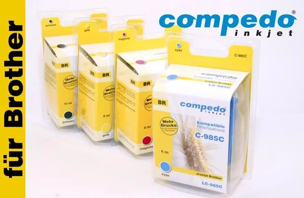 Druckerpatrone für Brother LC985 Multipack - 3er Pack Cyan, Magenta, Gelb - 0