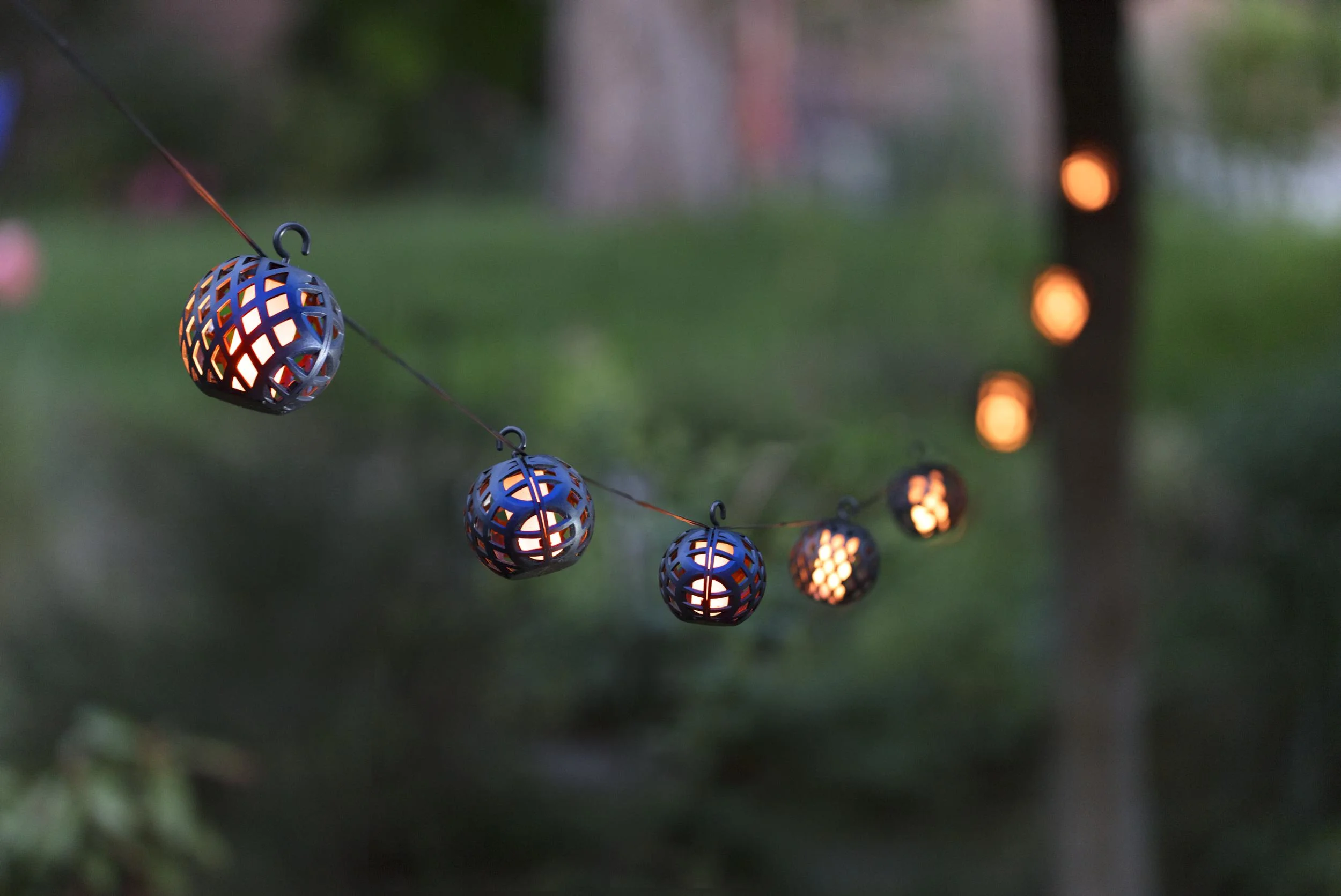 Solar LED-Lichterkette mit realistischem Flammeneffekt - 6