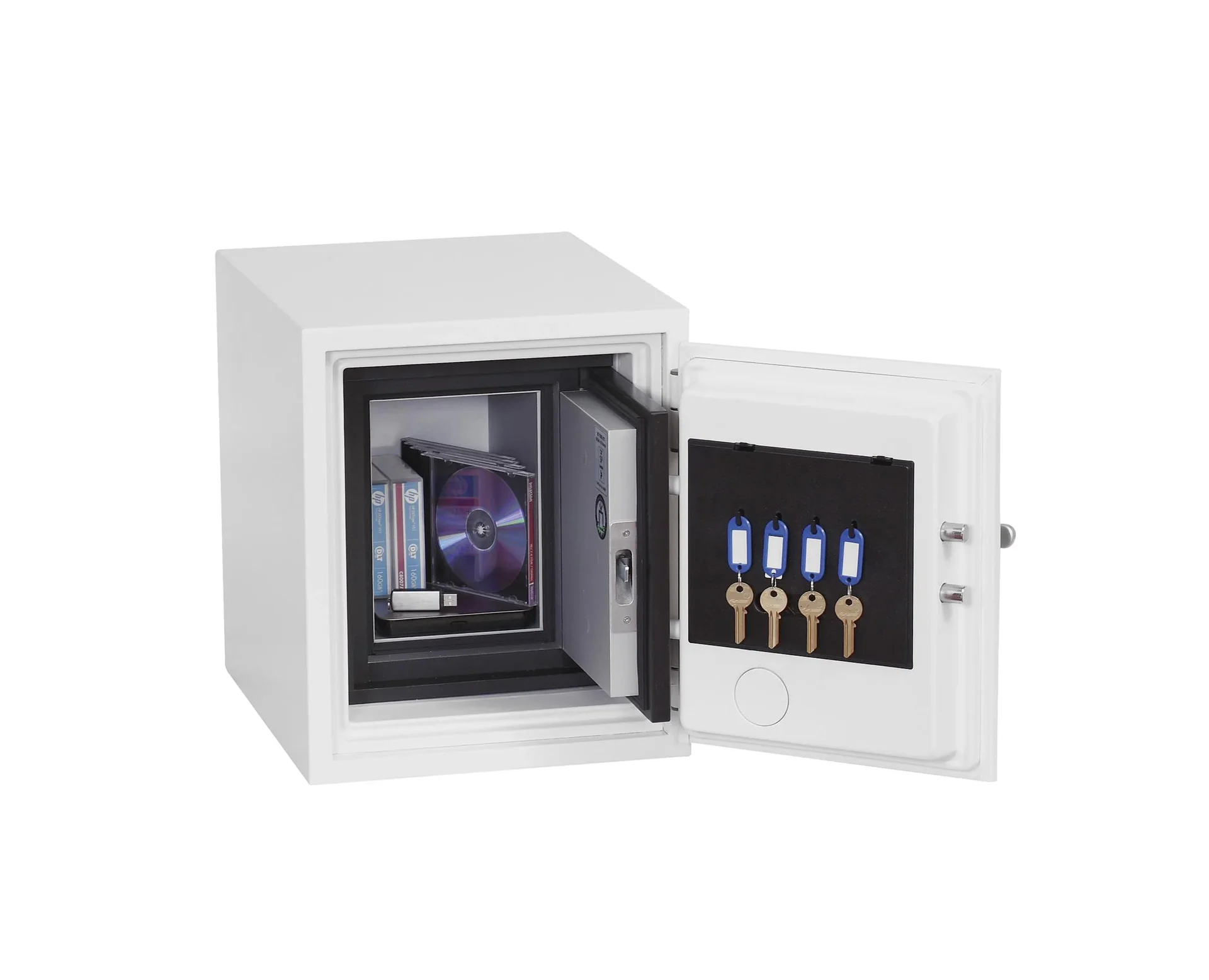 Datenschutztresor Datacare Außenmaße 420 x 350 x 430 mm, mit Fingerabdruckschloss - 0