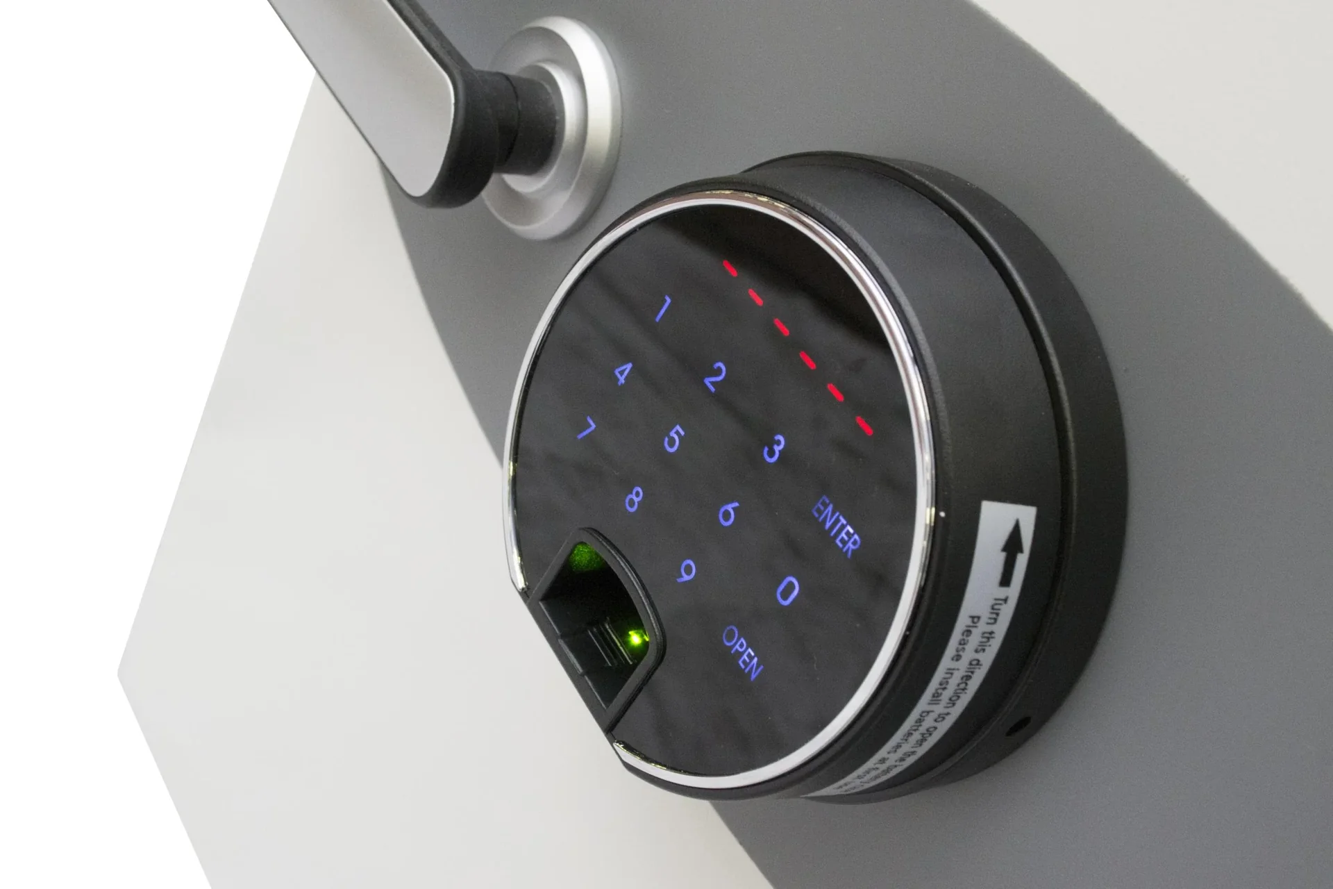 Datenschutztresor Datacare Außenmaße 420 x 350 x 430 mm, mit Fingerabdruckschloss - 6