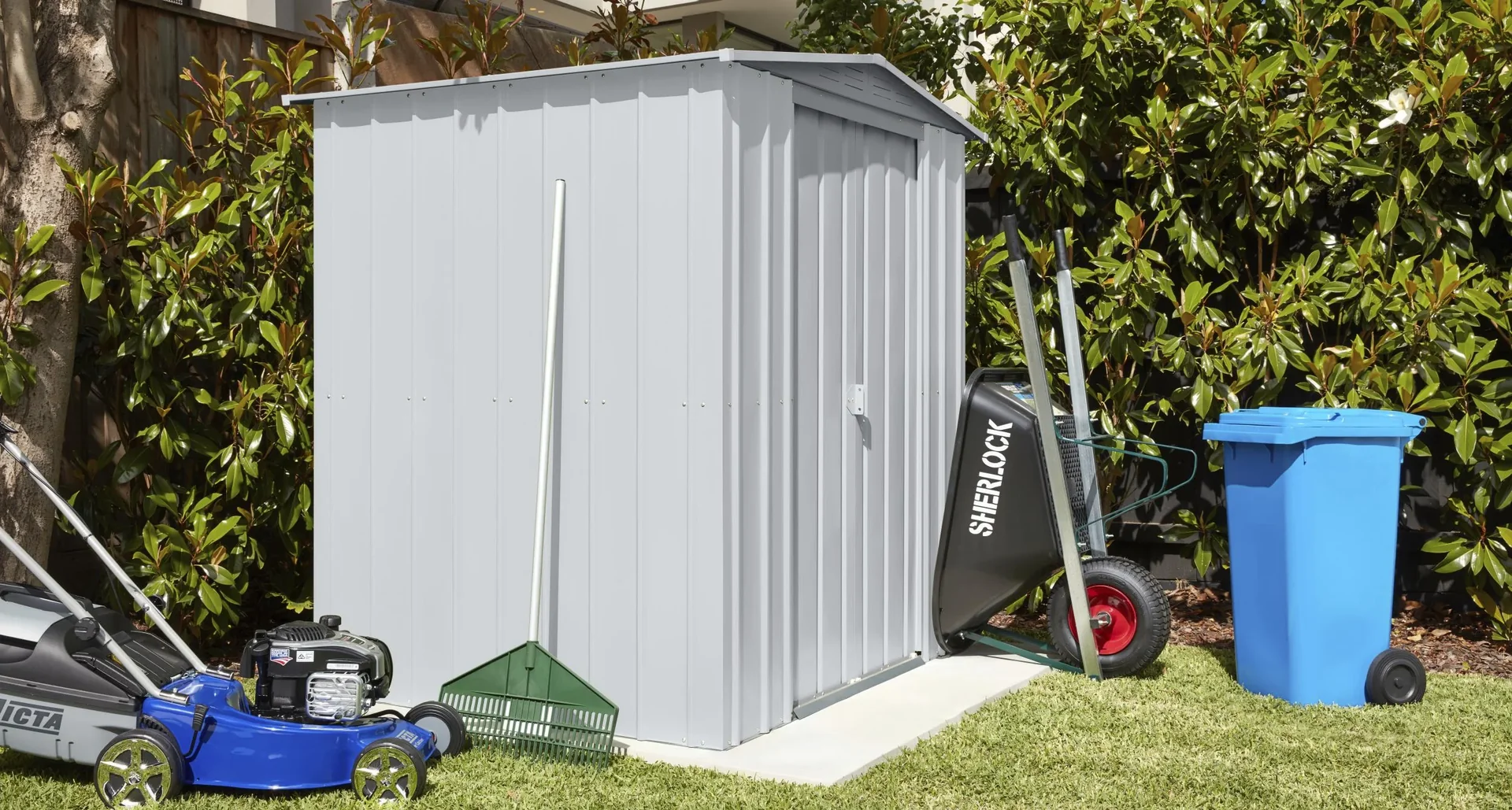 Gerätehaus Gartenmanager Dream 65 H 178, metallic - 1