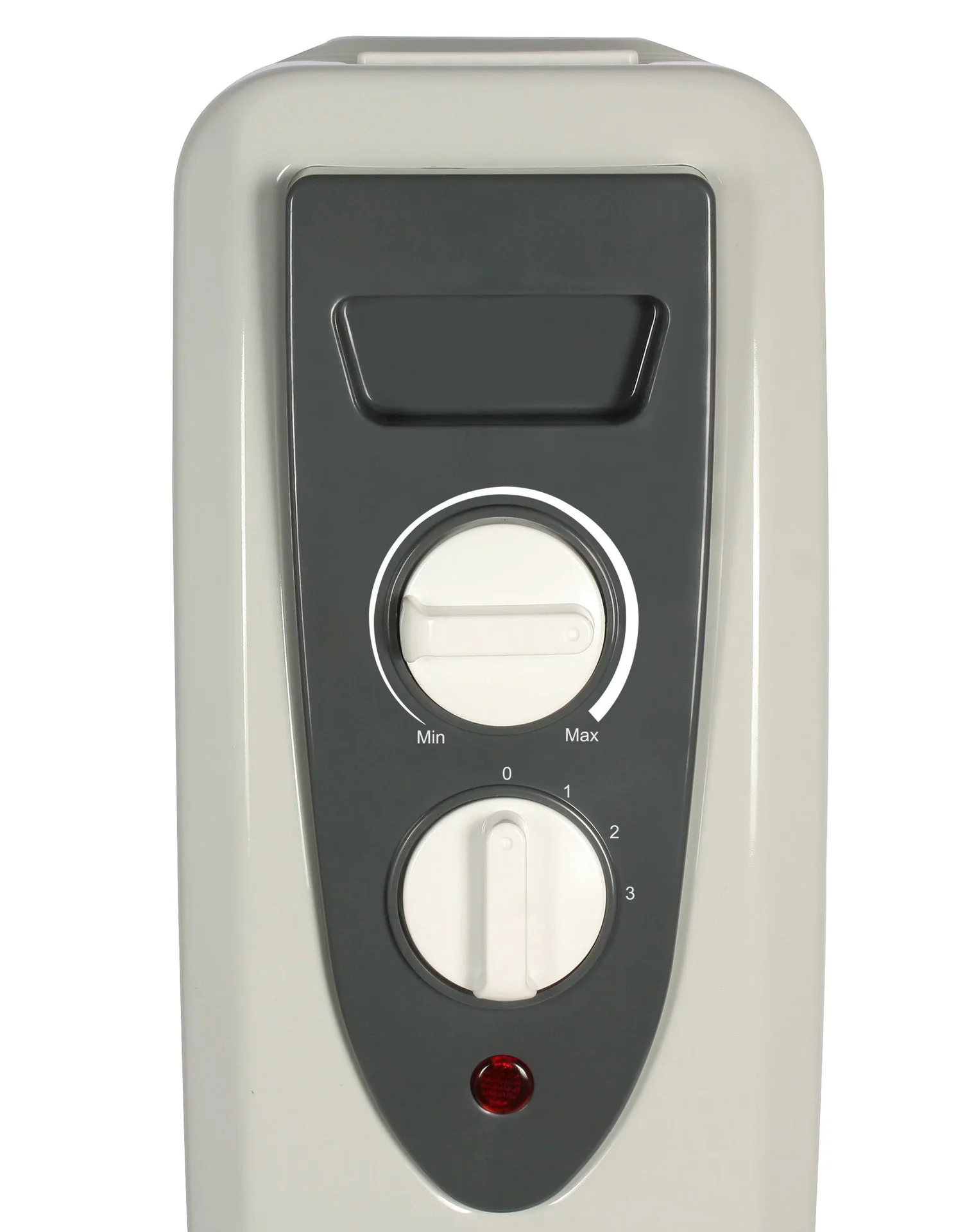 Mobiler Ölradiator, weiß, 11 Rippen - 3