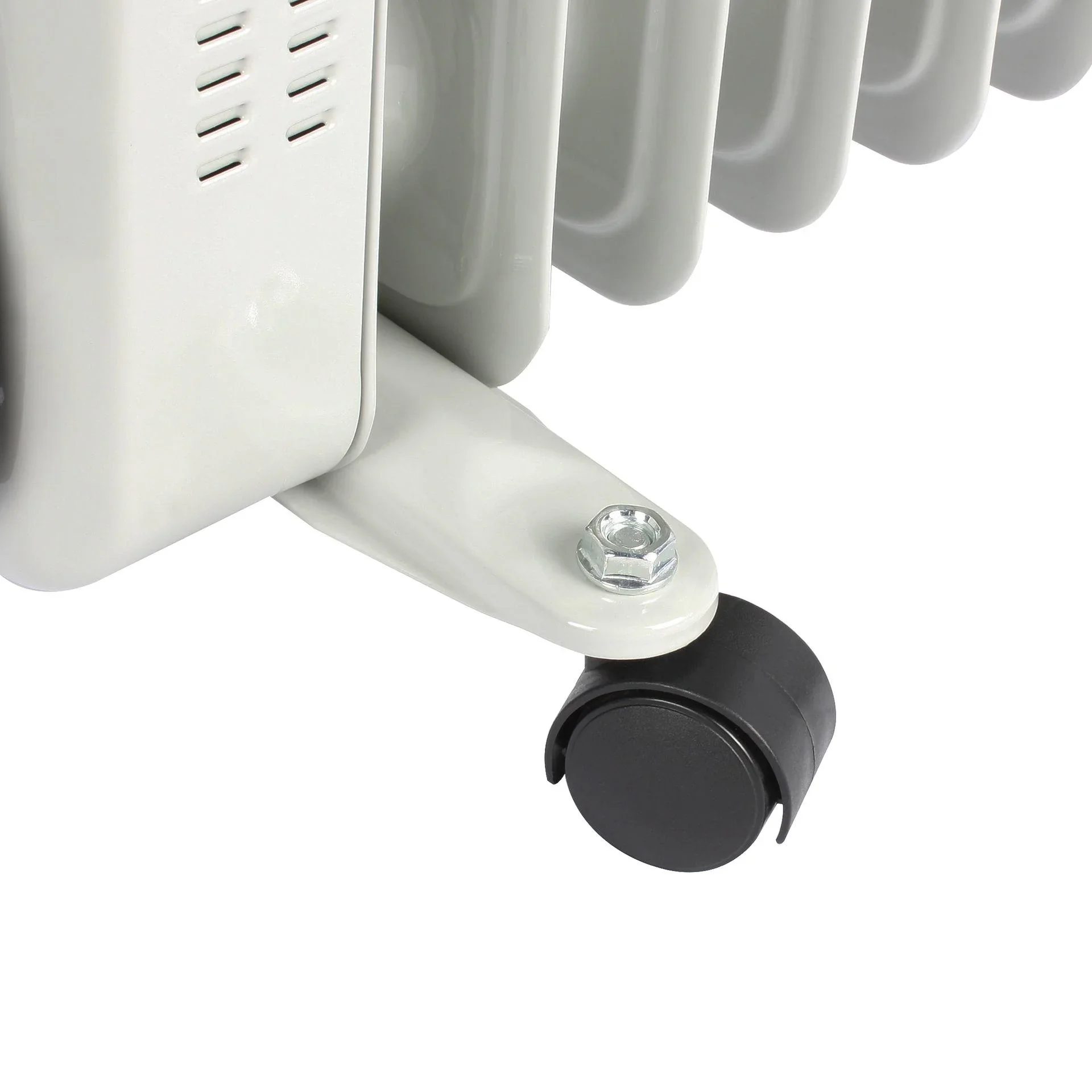 Mobiler Ölradiator, weiß, 11 Rippen - 7