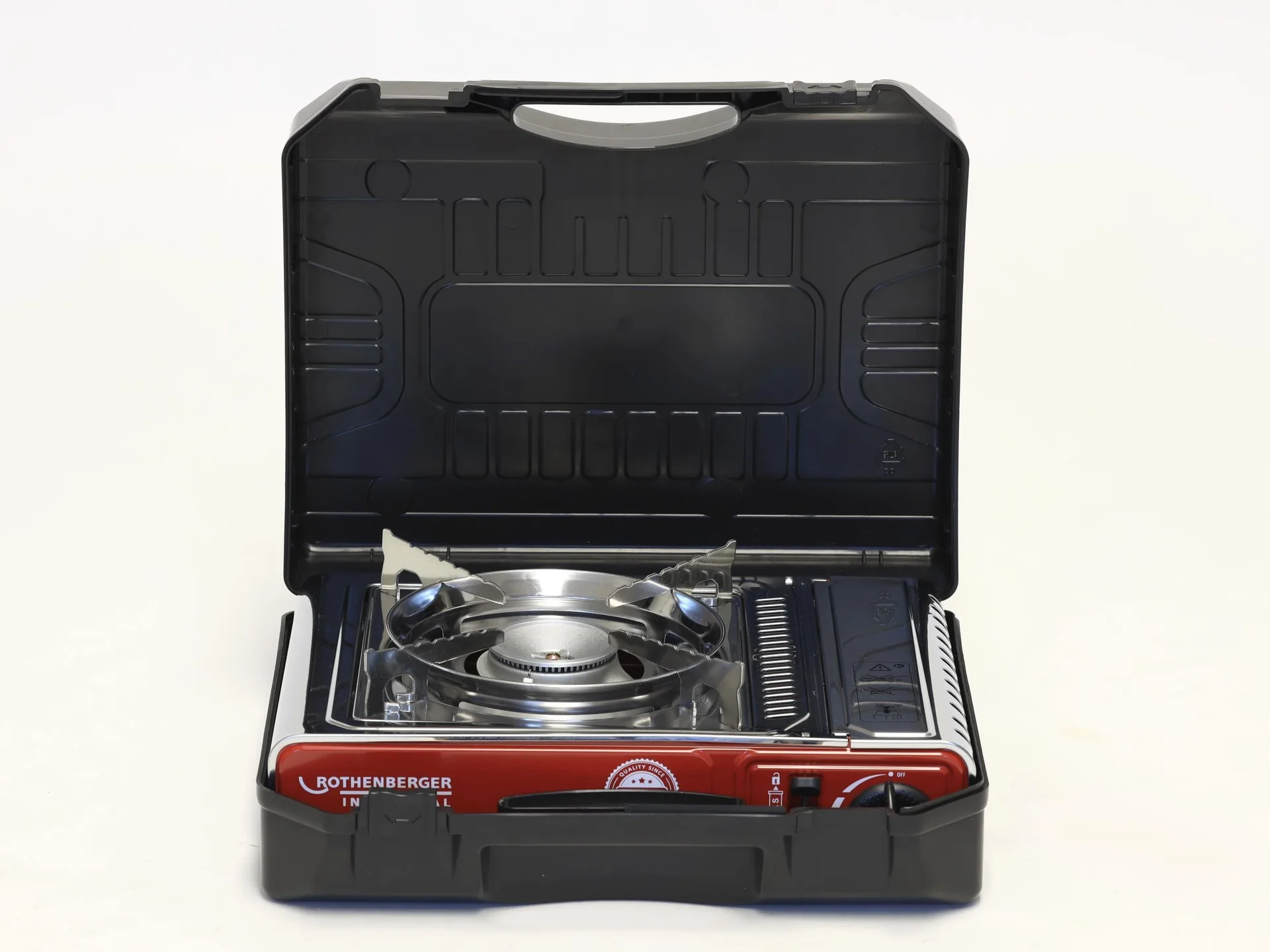 Kompakter Gas-Tischkocher Deluxe RS 220 mit integriertem Kartuschenfach - 3