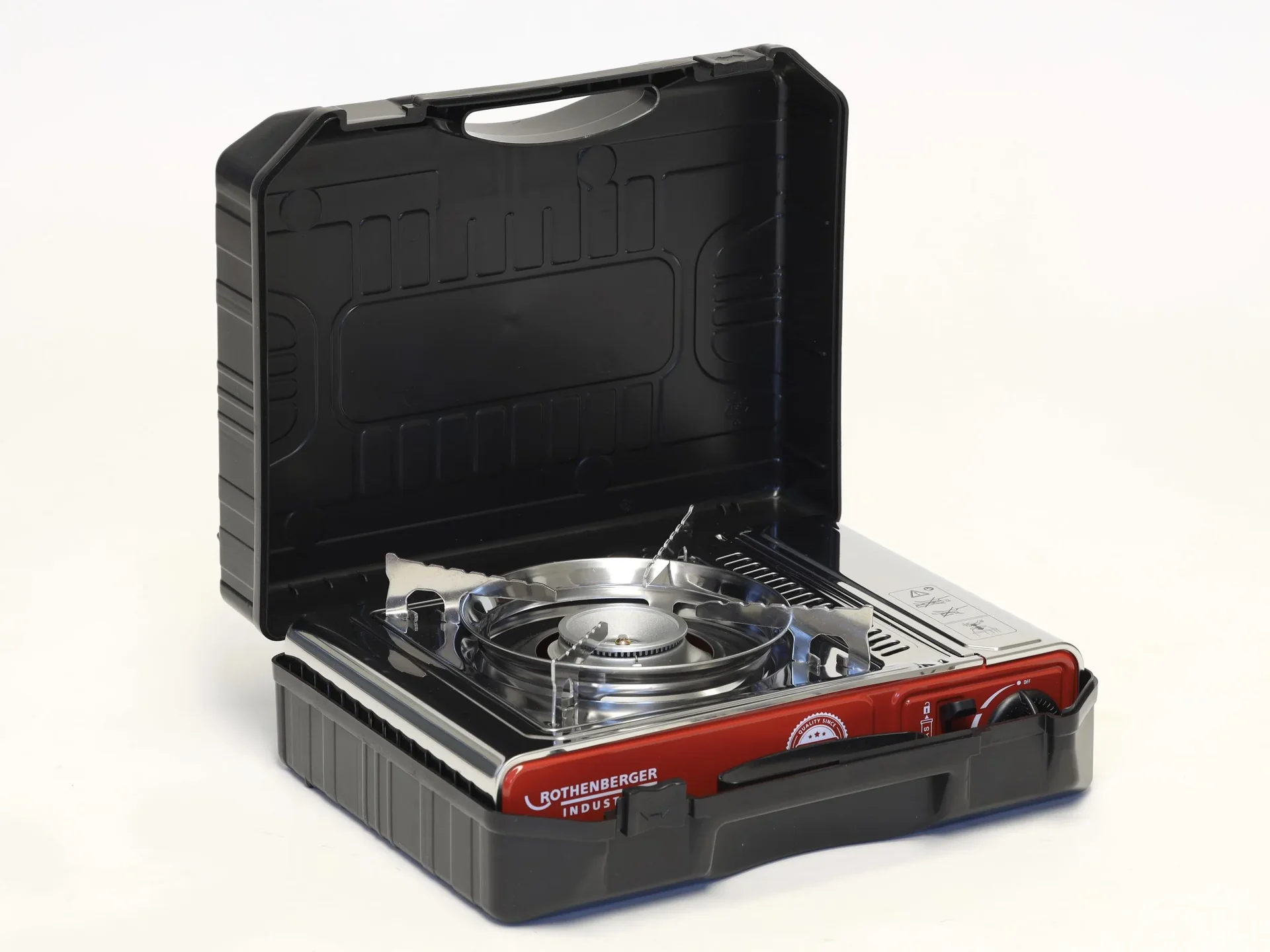 Kompakter Gas-Tischkocher Deluxe RS 220 mit integriertem Kartuschenfach - 8