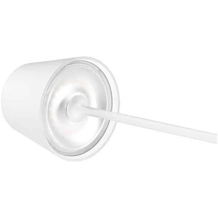 VT-7522 Tischleuchte - 3000K - Dimmbar durch Berührung - Wiederaufladbar - Weiß - IP54 - 1