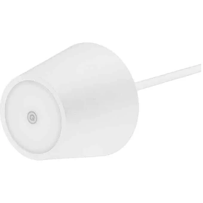 VT-7522 Tischleuchte - 3000K - Dimmbar durch Berührung - Wiederaufladbar - Weiß - IP54 - 3