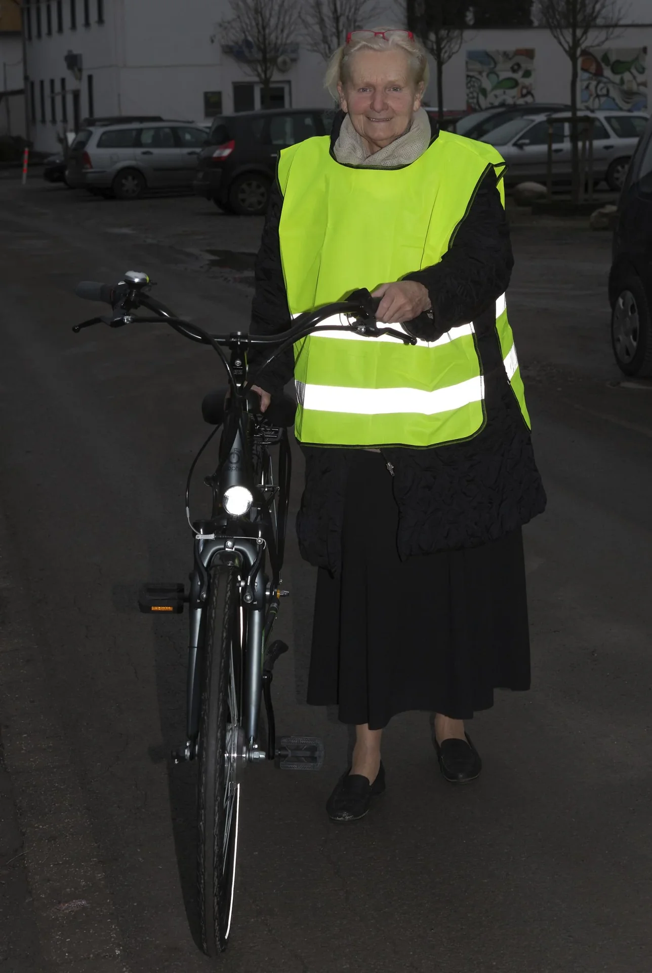 Fahrrad Reflex Warnweste, Größe S - M (Jugend) - 2