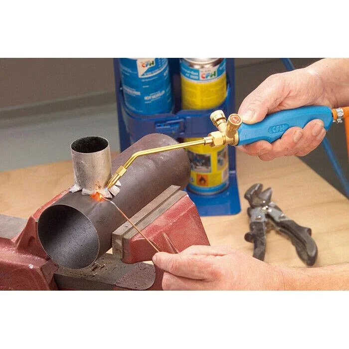 Profi-Lötkolben mit gebündelter Flamme - Set inklusive - 650 °C - 5