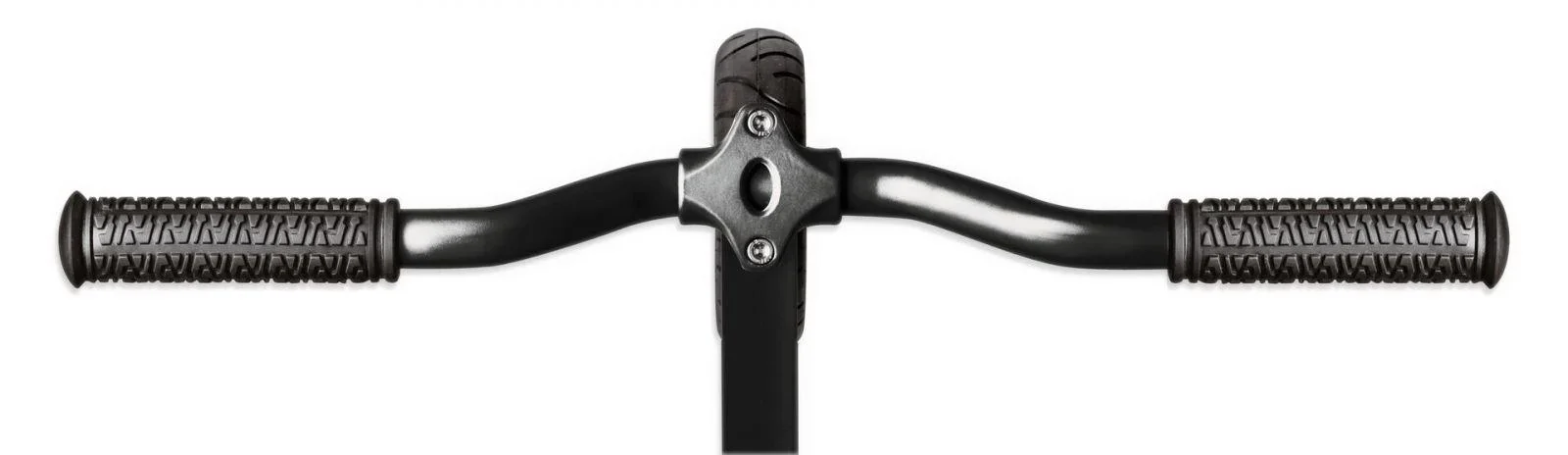 Aluminium Scooter mit Luftbereifung und Federung, 300/205 mm, ABEC 7, höhenverstellbar, schwarz - 0