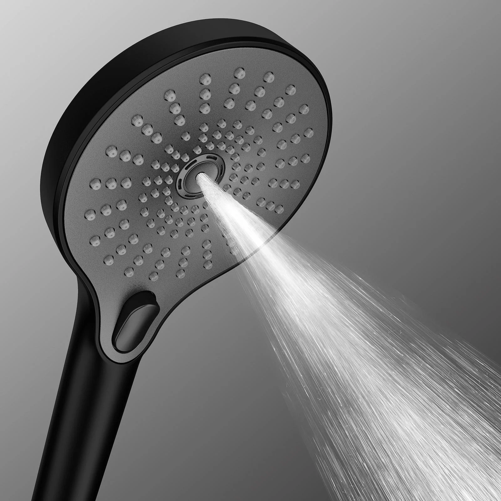 Duschkopf Ultimate Shower Schwarz/Grau, Ø 13 cm - 1