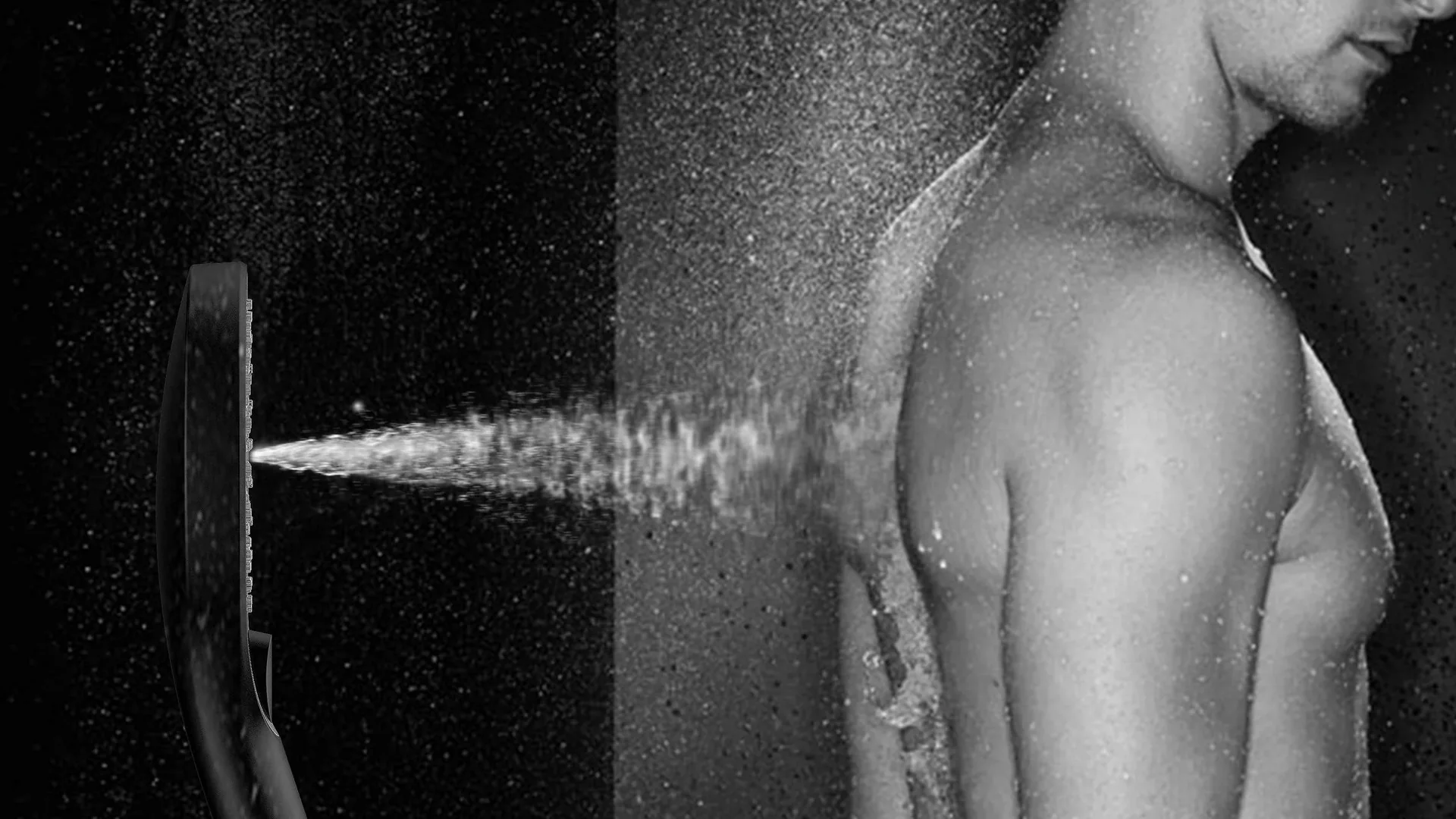 Duschkopf Ultimate Shower Schwarz/Grau, Ø 13 cm - 2