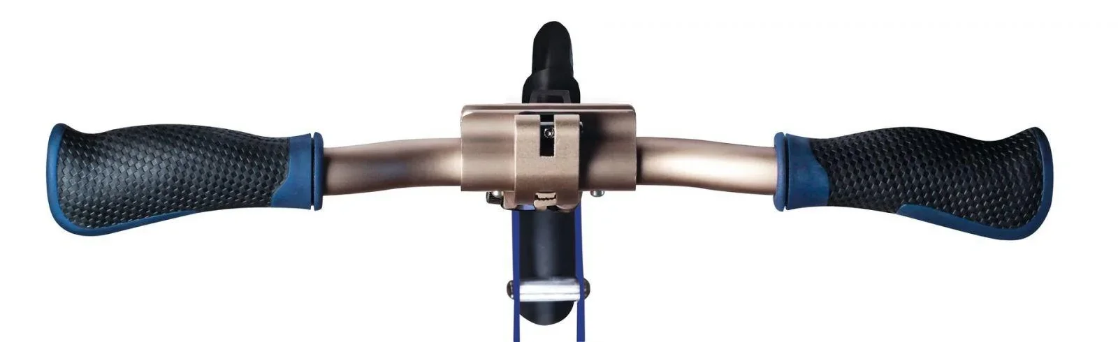 Aluminium Scooter mit Klappmechanismus und Ständer, 230/215 mm, ABEC 7, höhenverstellbar, creme - 1