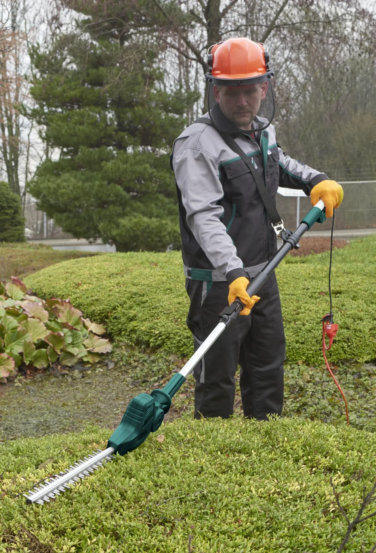 3 in 1 Elektrisches Multi-Tool "GM EMT 500/7" mit Teleskopstiel und Tragegurt + Sägekette Titan 3/8" LP 1,3-36 - 1