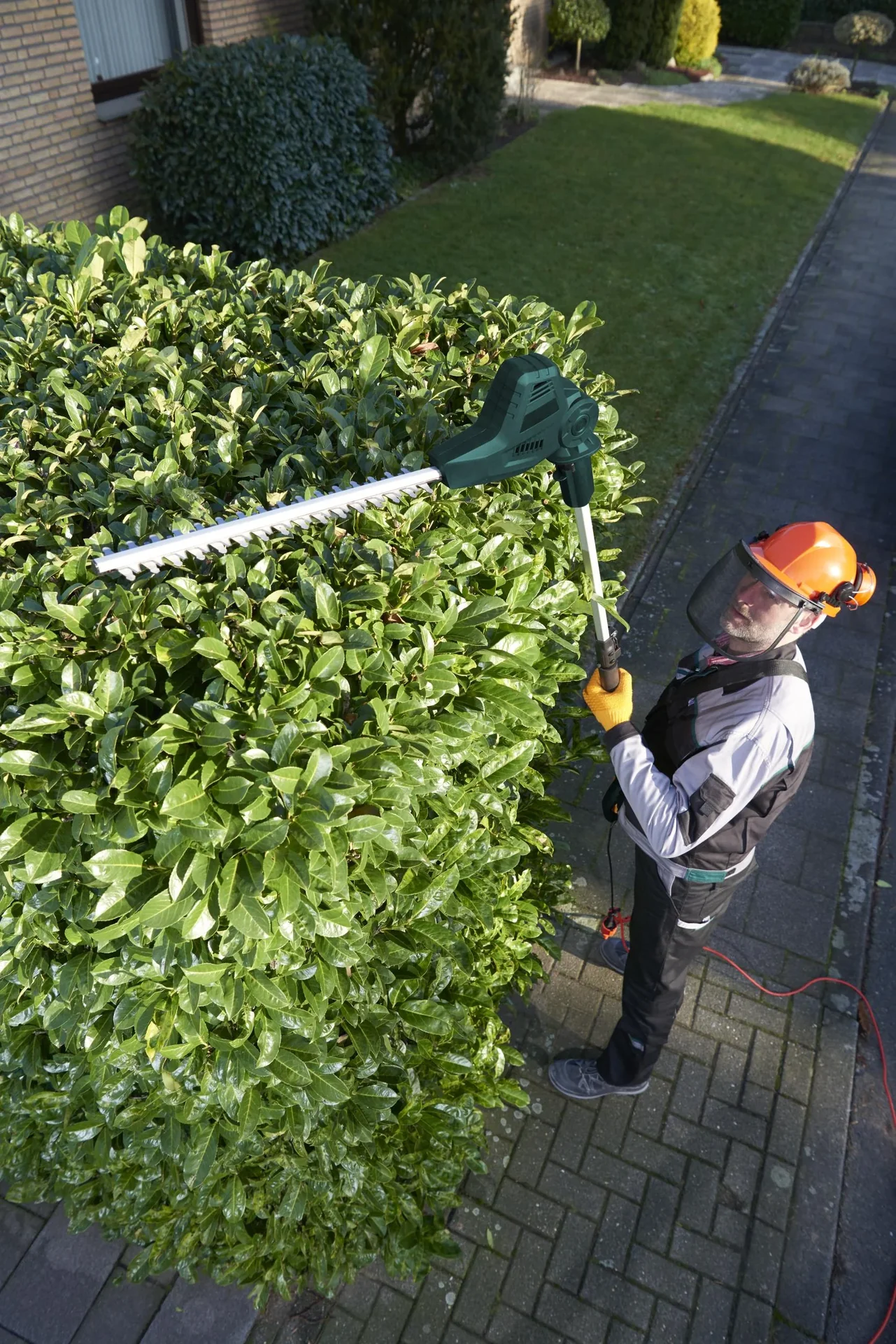 3 in 1 Elektrisches Multi-Tool "GM EMT 500/7" mit Teleskopstiel und Tragegurt + Sägekette Titan 3/8" LP 1,3-36 - 2