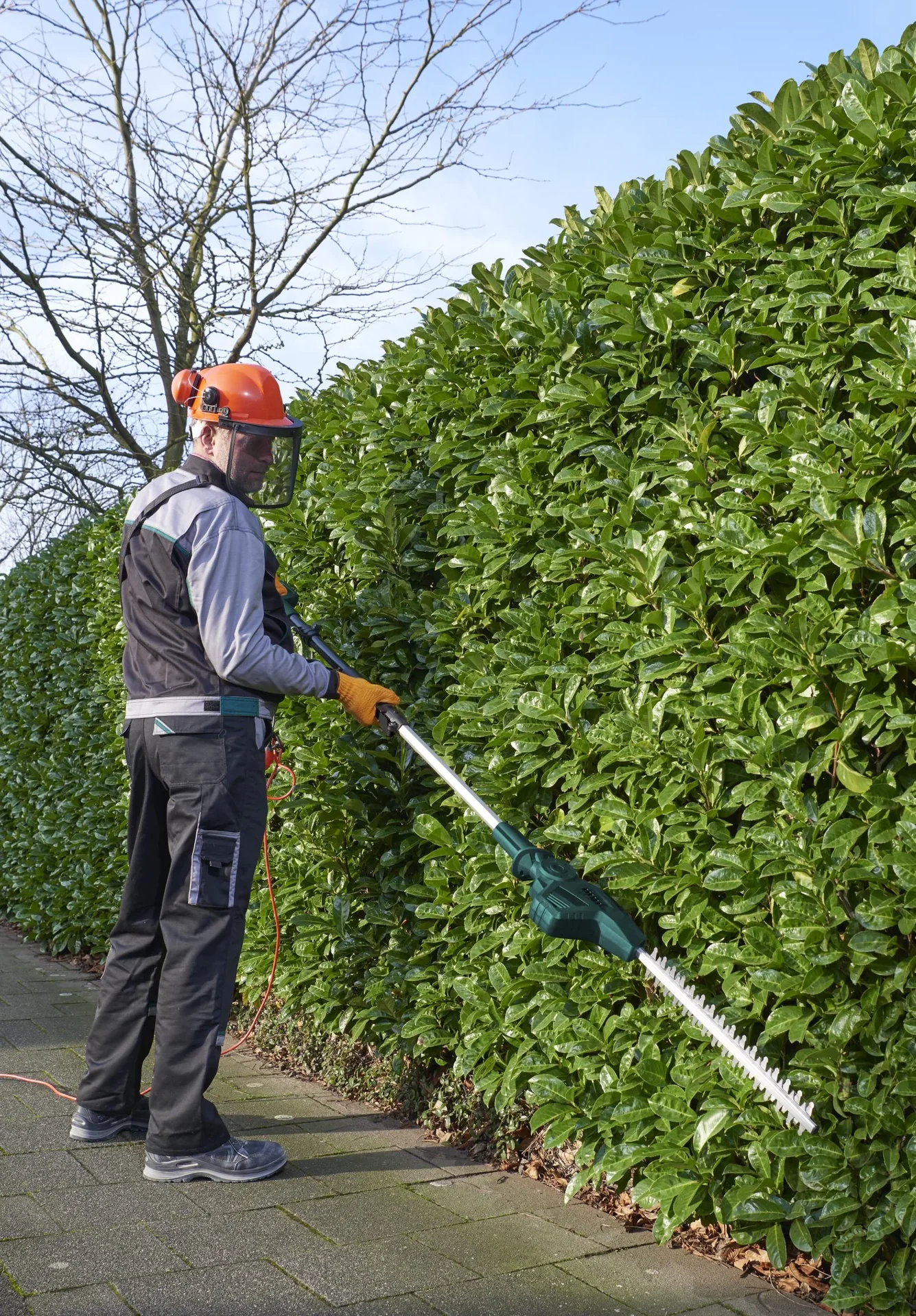 3 in 1 Elektrisches Multi-Tool "GM EMT 500/7" mit Teleskopstiel und Tragegurt + Sägekette Titan 3/8" LP 1,3-36 - 5