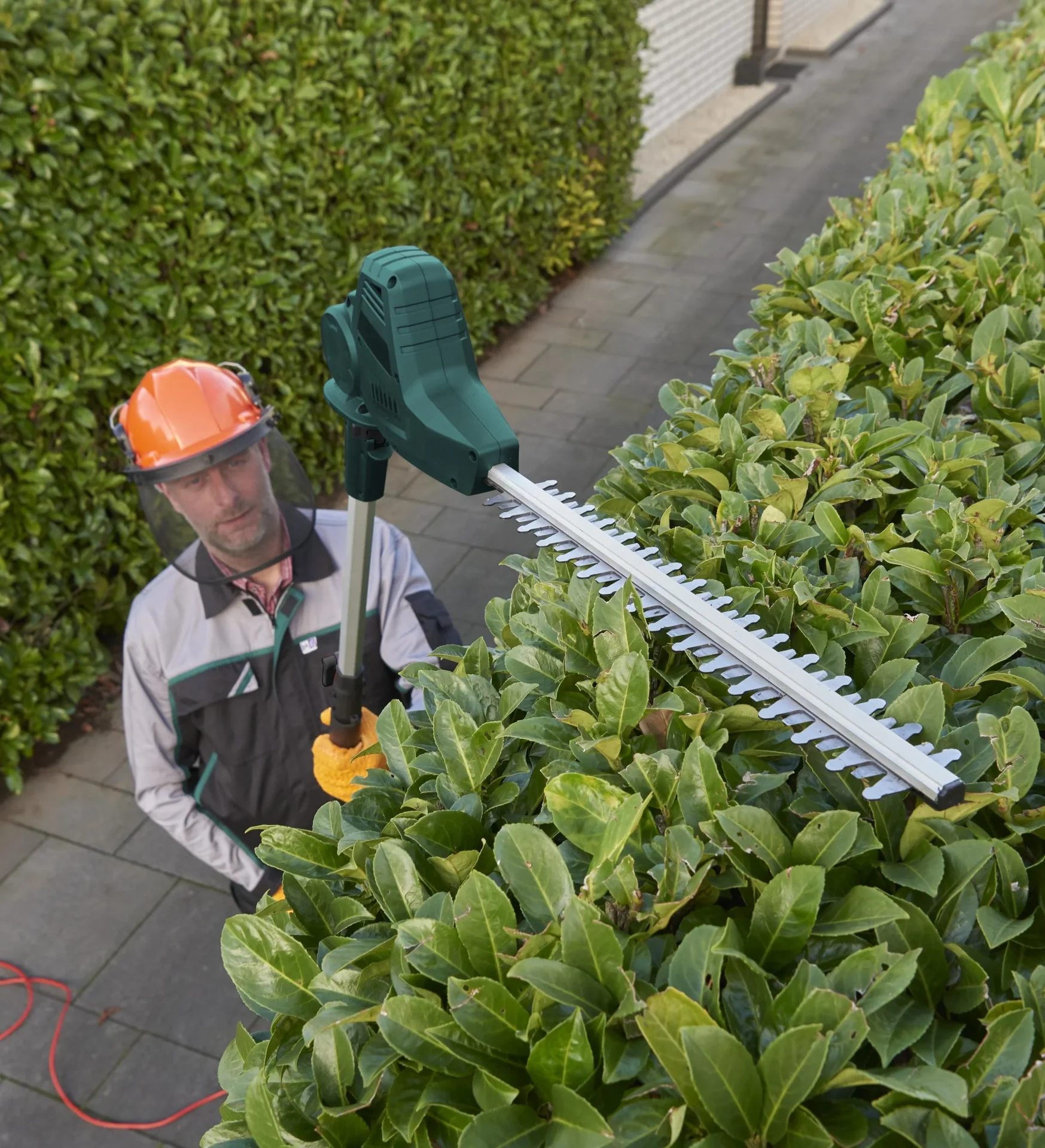 3 in 1 Elektrisches Multi-Tool "GM EMT 500/7" mit Teleskopstiel und Tragegurt + Sägekette Titan 3/8" LP 1,3-36 - 9