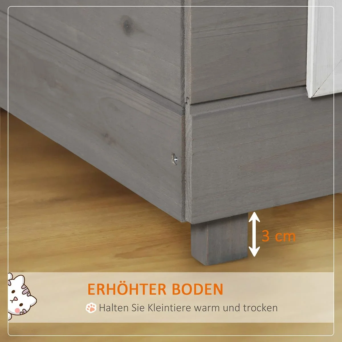 Beistelltisch, 2er Set, Garten Couchtisch, Kaffeetisch mit erhöhten Kanten, Wohnzimmer, Metall Weiß, Ø70 x 50 cm - 2
