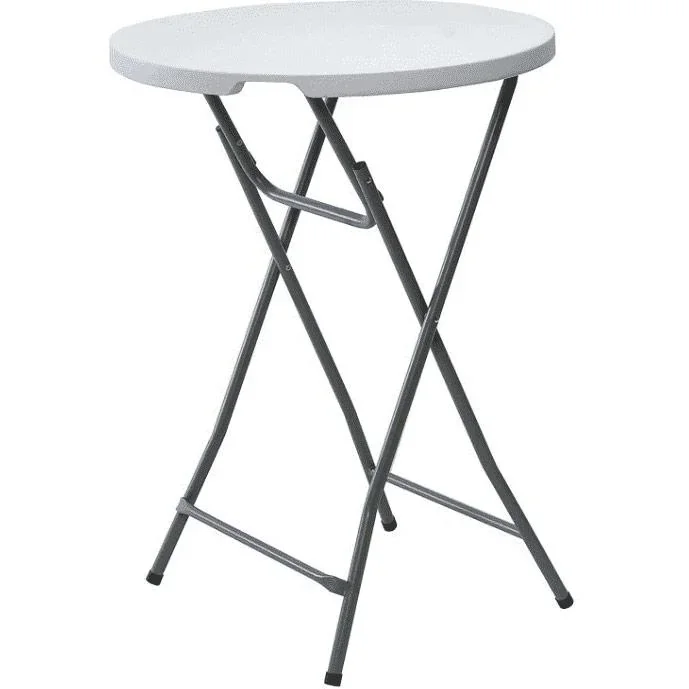 Klappbarer Tisch - 80 x 110 cm MIT schwarzem Bezug - 1