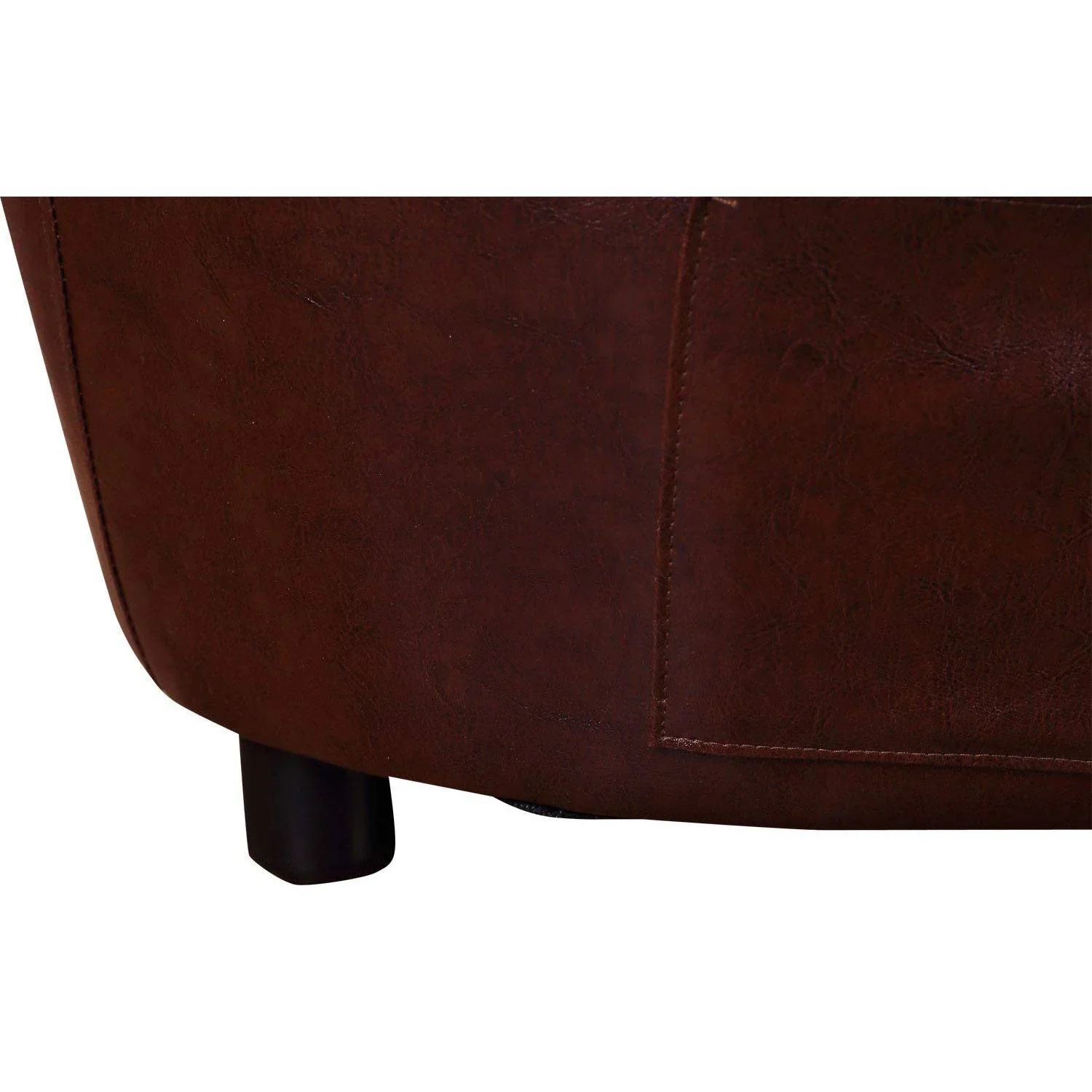 Hundematte Hundebett Hundesofa mit Kissen Rückentasche Kaffeebraun - 0