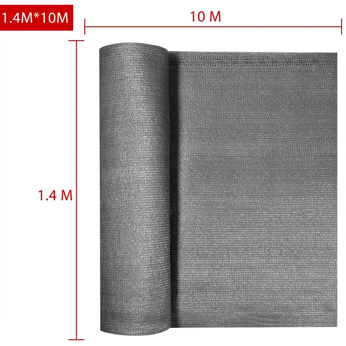 Balkon Sichtschutz Anthrazit 1.4x10m - 4